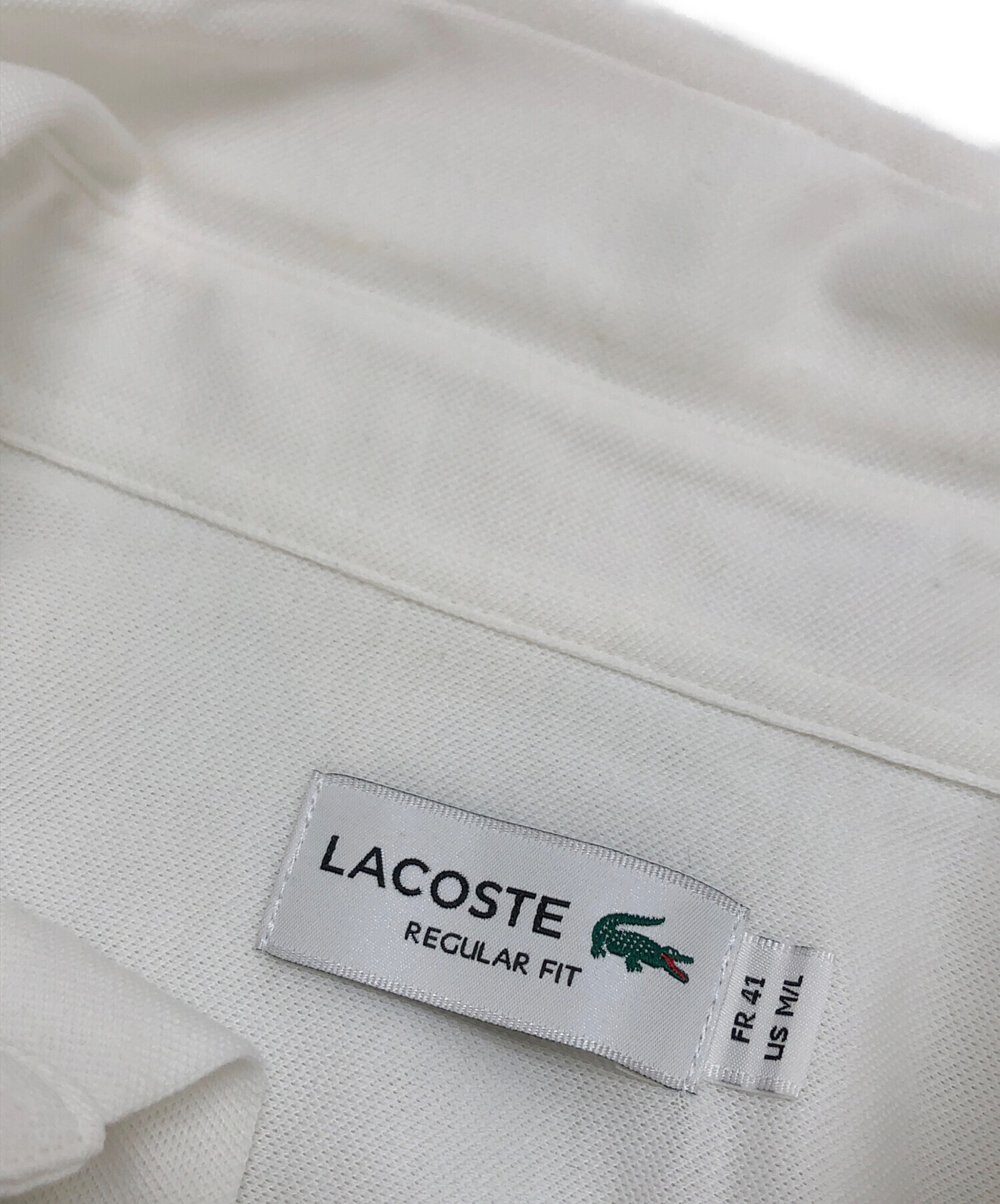 中古・古着通販】LACOSTE (ラコステ) クールマックスブレンド鹿の子地 