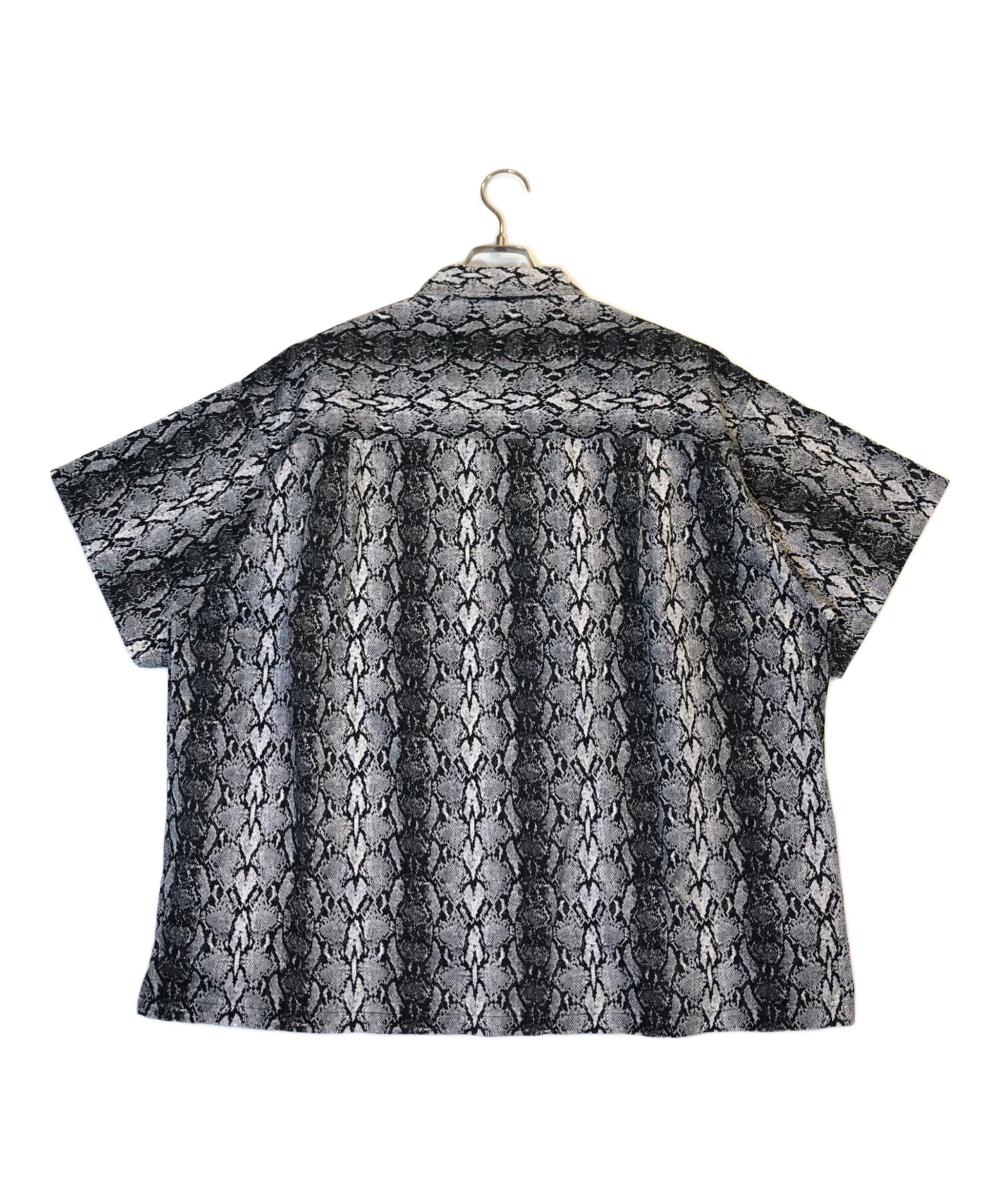 中古・古着通販】KEBOZ (ケボズ) パイソン柄シャツ グレー サイズ:M