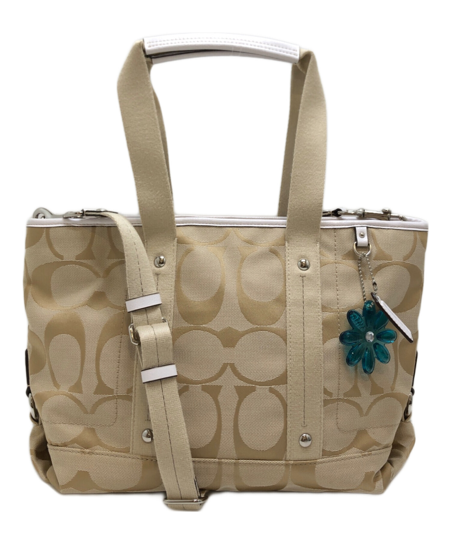 COACH クリーム色 トートバッグ 新品未使用品 中古・古着通販】COACH (コーチ) トートバッグ ベージュ｜ブランド
