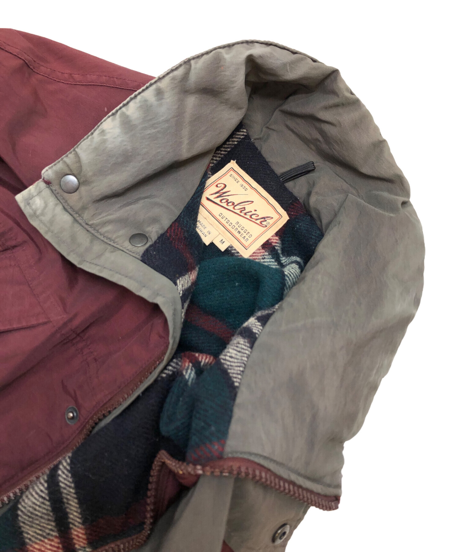 中古・古着通販】WOOLRICH (ウールリッチ) ナイロンジャケット レッド 