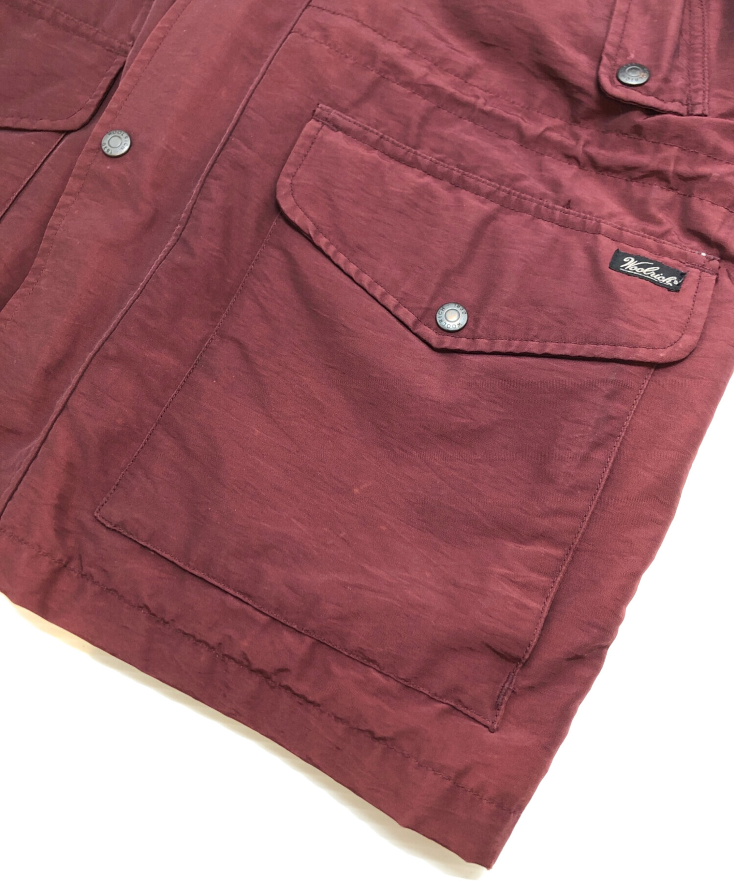 中古・古着通販】WOOLRICH (ウールリッチ) ナイロンジャケット レッド 