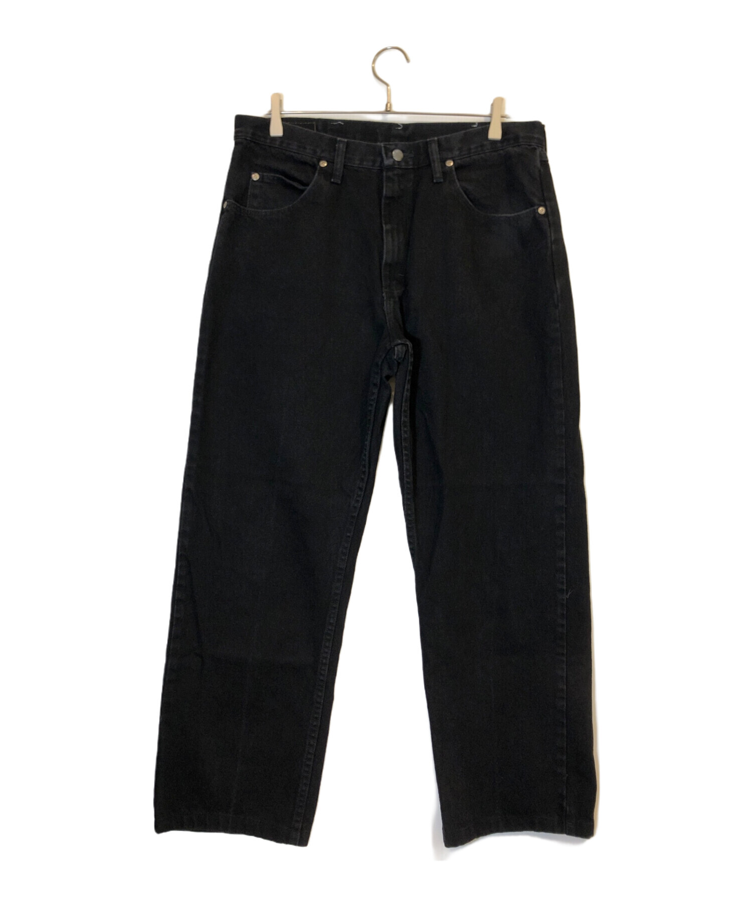 中古・古着通販】Wrangler (ラングラー) ブラックデニム ブラック 