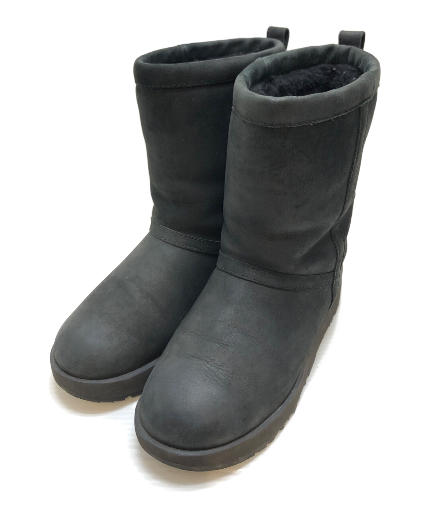 UGG CLASSIC DIPPER ブラック 黒 25cm 厚底 ブーツ ムートン アグ