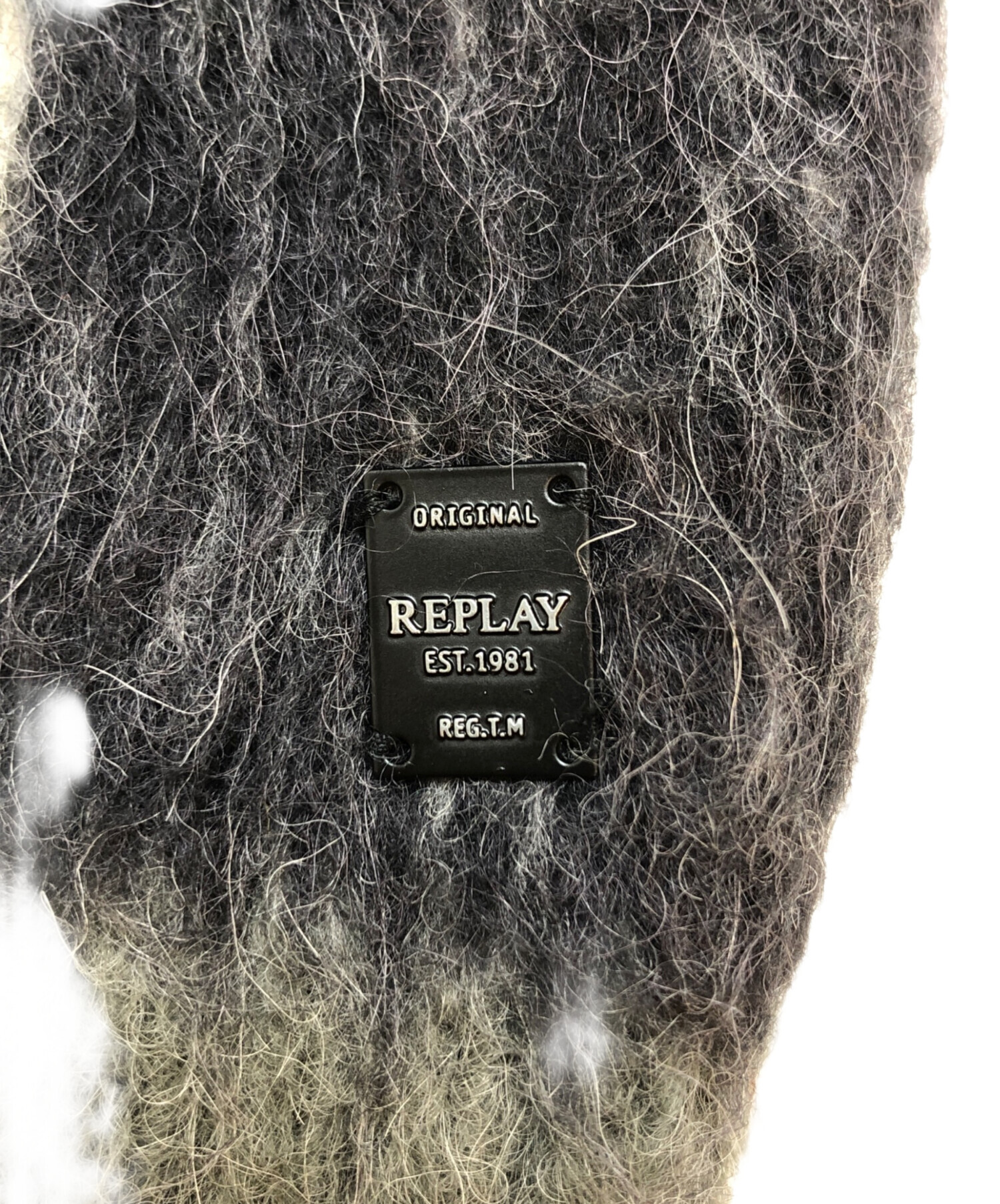 中古・古着通販】REPLAY (リプレイ) アルパカニットジャケット グレー 