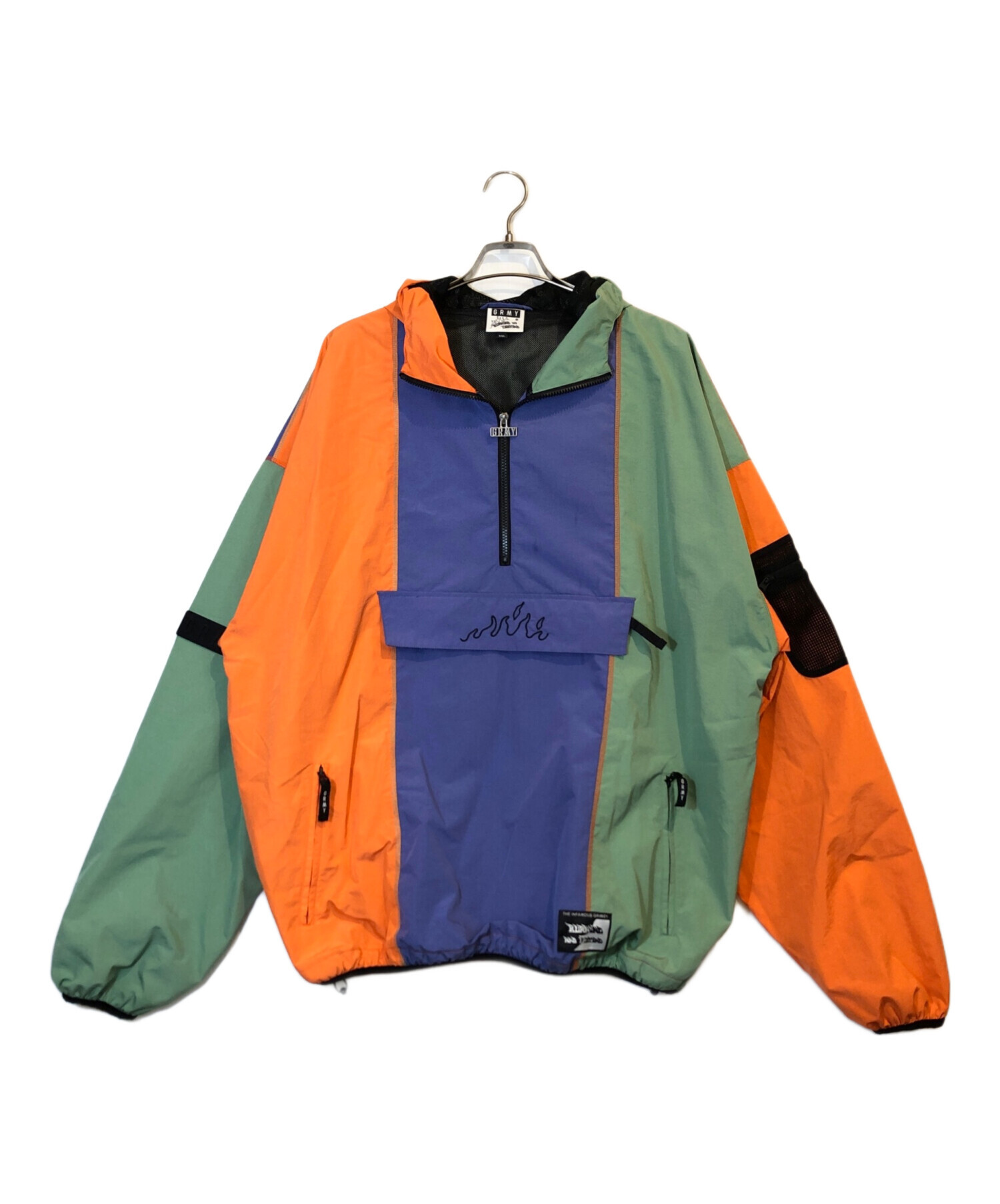 中古・古着通販】GRMY (グライミー) アノラックパーカー マルチカラー 