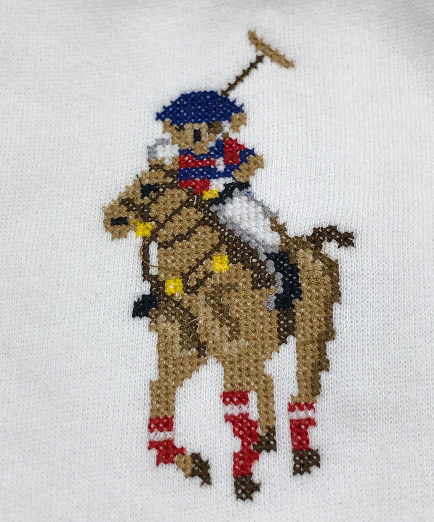美品】POLO RALPH LAUREN ポロベア刺繍ロゴパーカー 古着 XL 中古