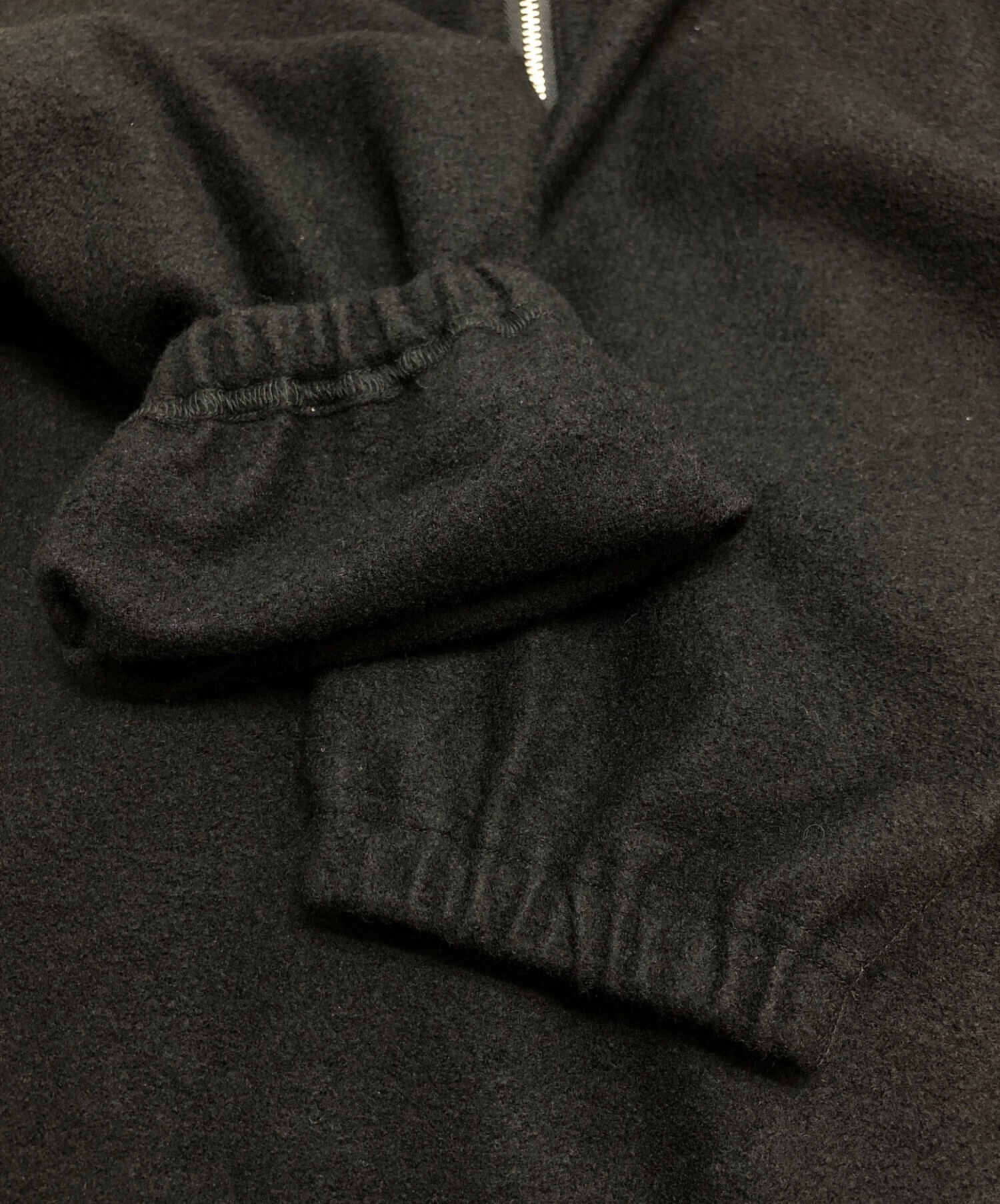 中古・古着通販】ANCELLM (アンセルム) WOOL PULL OVER SHIRT ブラック 
