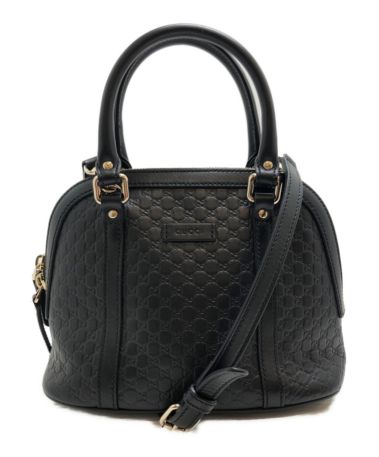 中古・古着通販】GUCCI (グッチ) ショルダーバッグ ブラック｜ブランド 