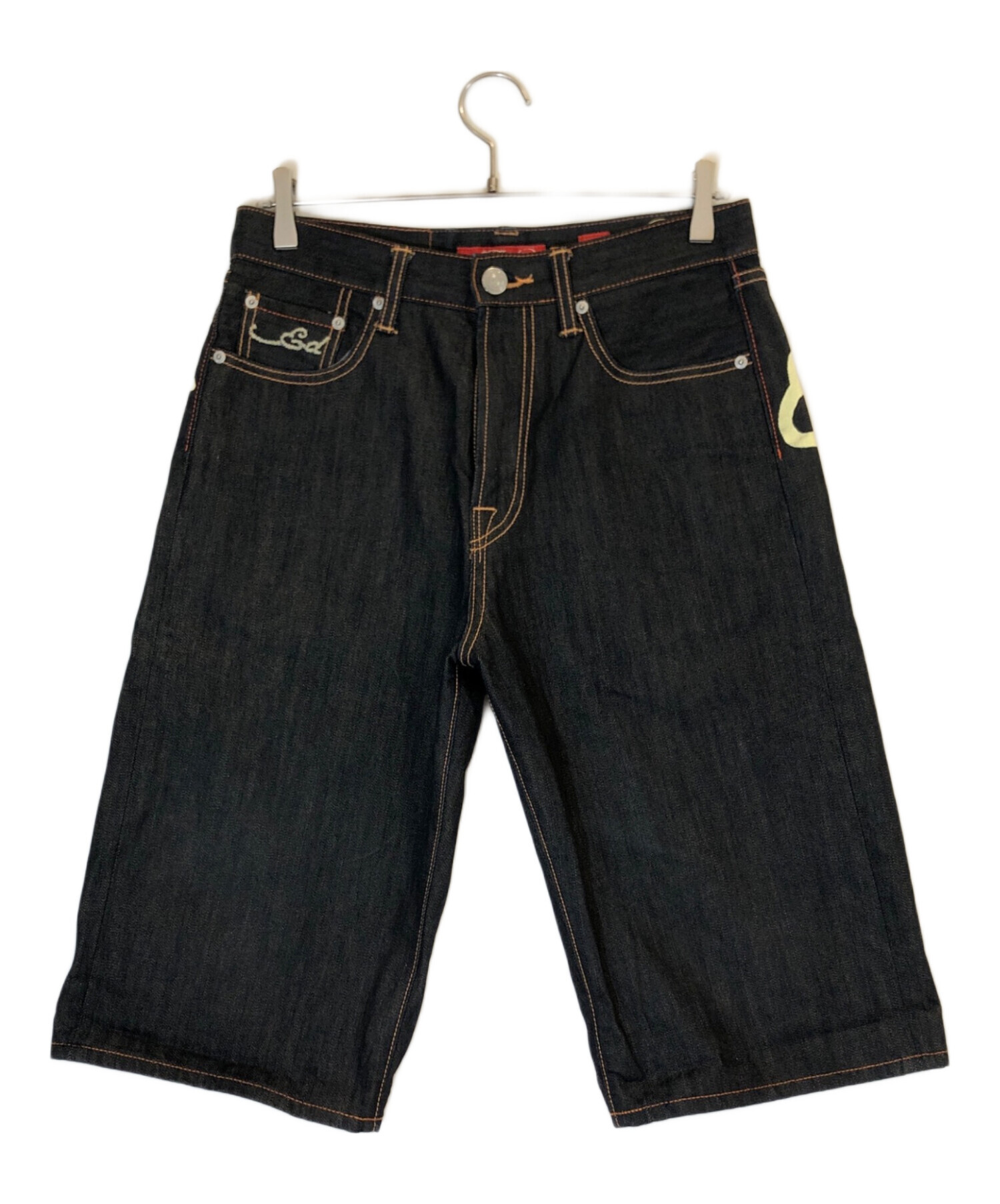 中古・古着通販】Ed Hardy (エド ハーディー) デニムハーフパンツ