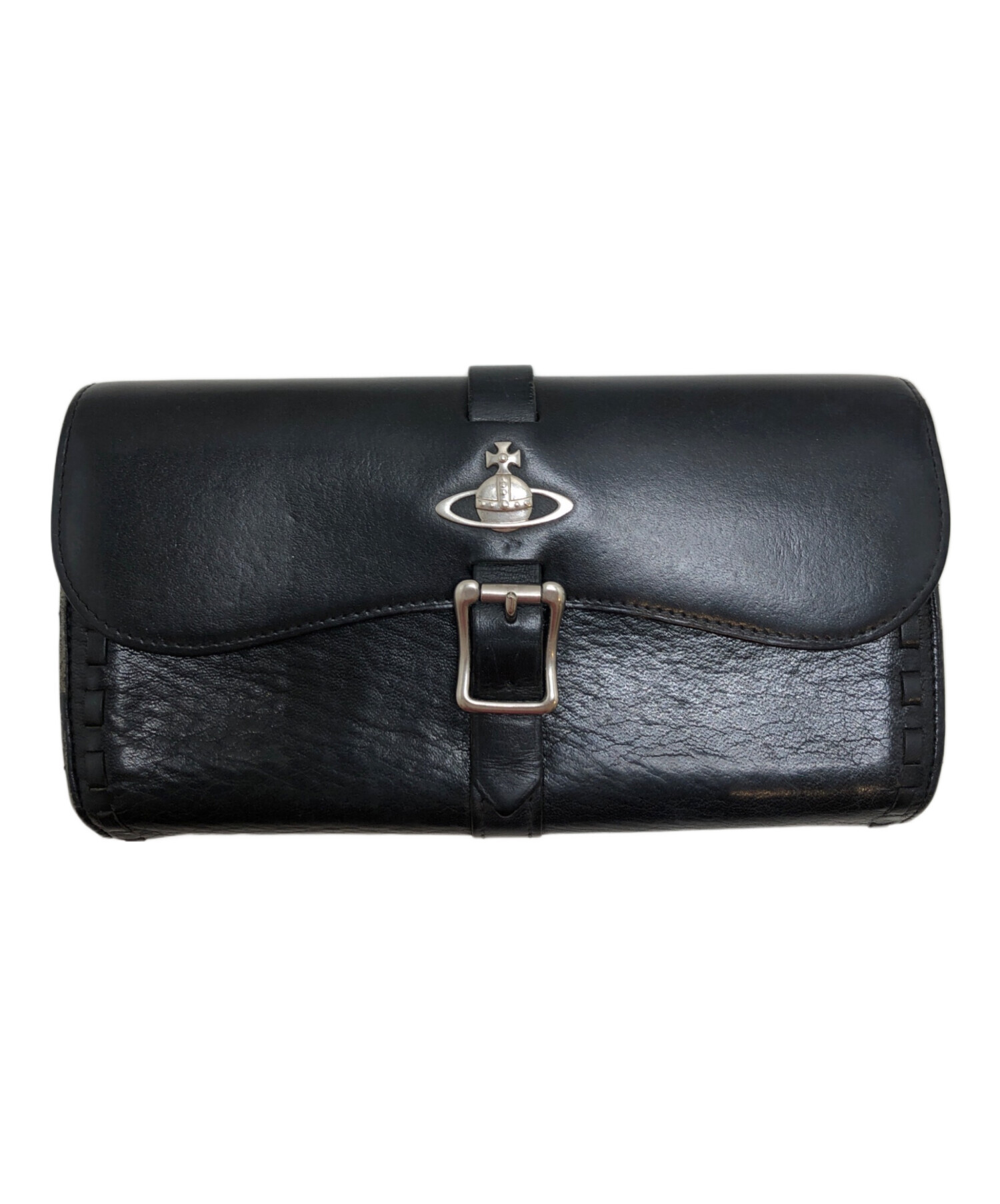 廃盤 Vivienne Westwood オーブ ベルト 本革 長財布 大容量 中古・古着通販】Vivienne Westwood (ヴィヴィアンウエストウッド