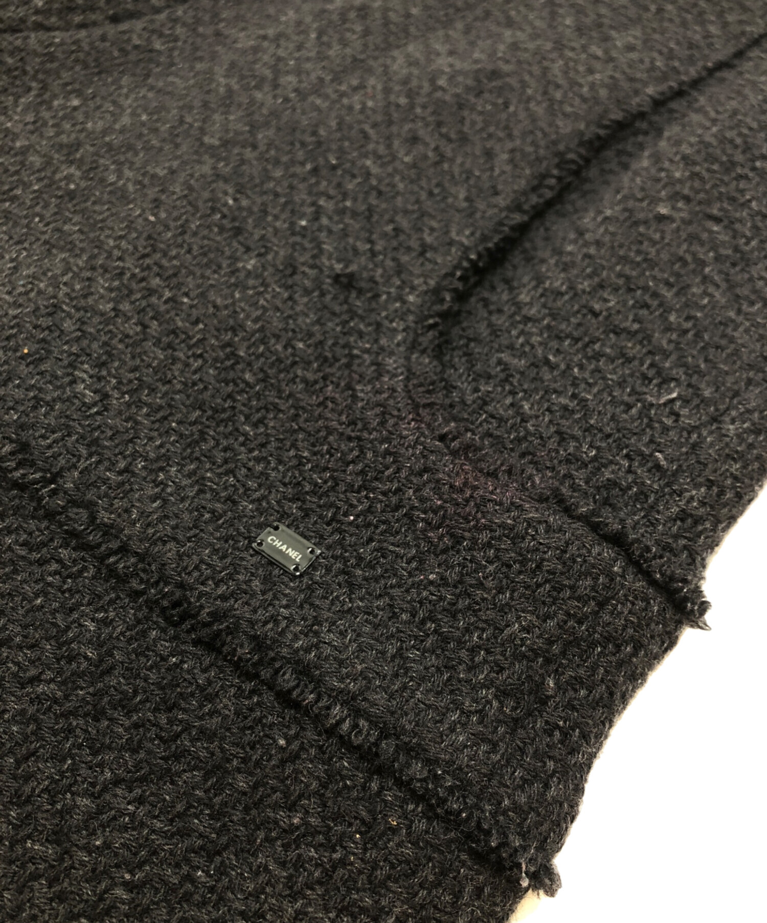 中古・古着通販】CHANEL (シャネル) ウールノースリーブワンピース
