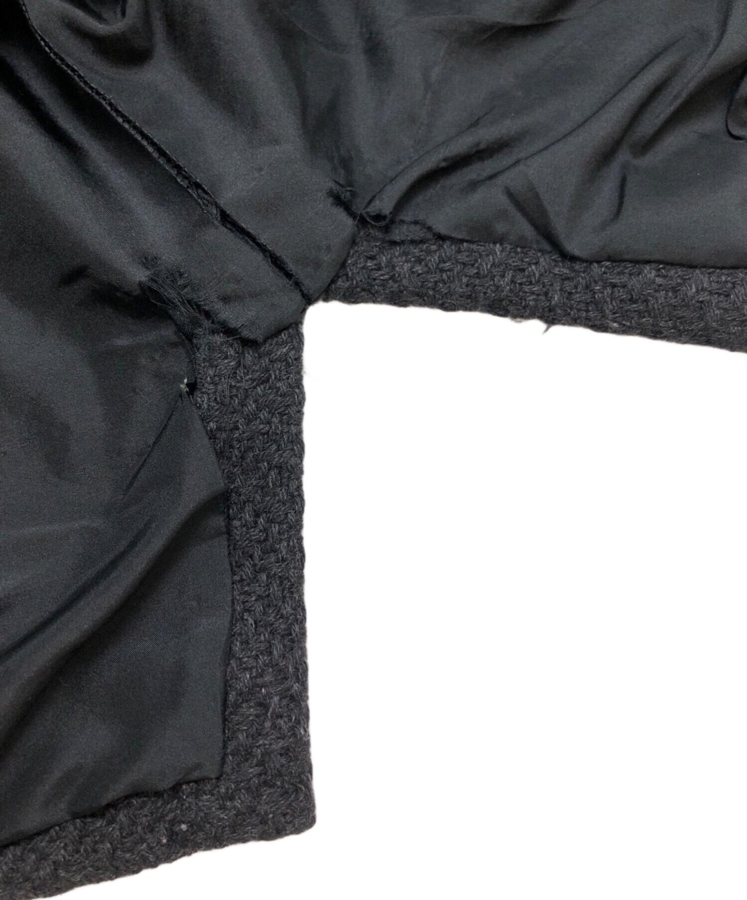 中古・古着通販】CHANEL (シャネル) ウールノースリーブワンピース