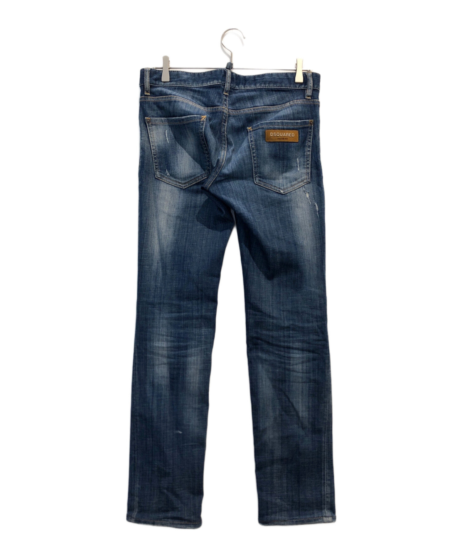DSQUARED2 ダメージ加工 デニム｜44 アウトレット価格で提供 DSQUARED2 ダメージ加工デニムパンツ サイズ44