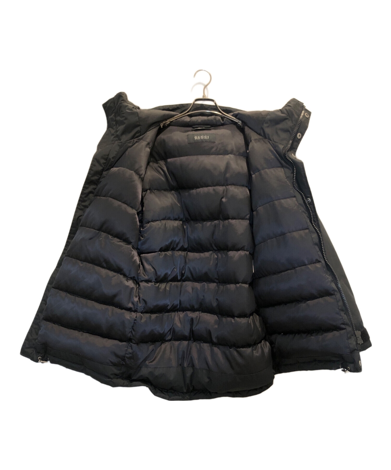 中古・古着通販】GUCCI (グッチ) ダウンコート ブラック サイズ:50 