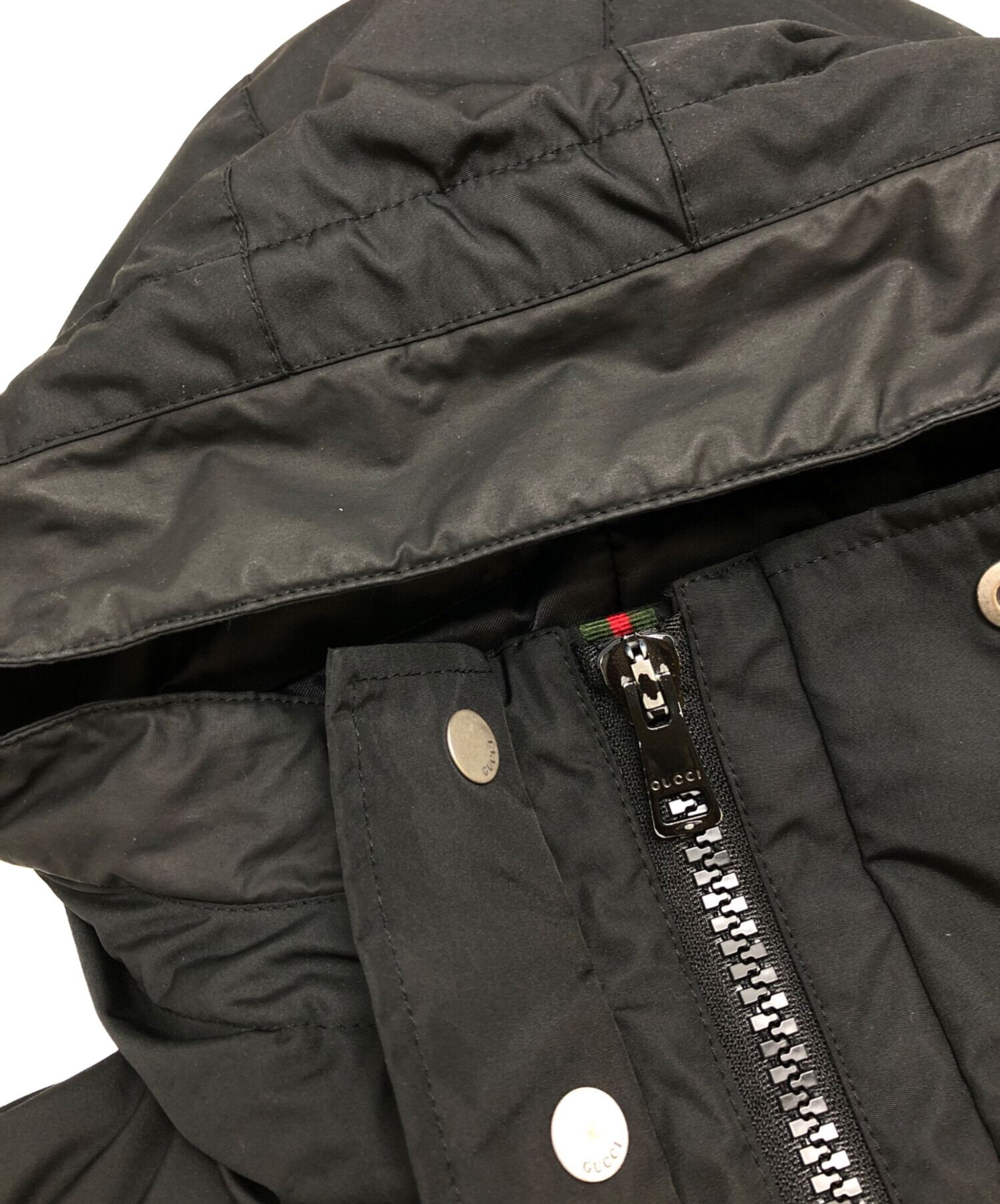 中古・古着通販】GUCCI (グッチ) ダウンコート ブラック サイズ:50 