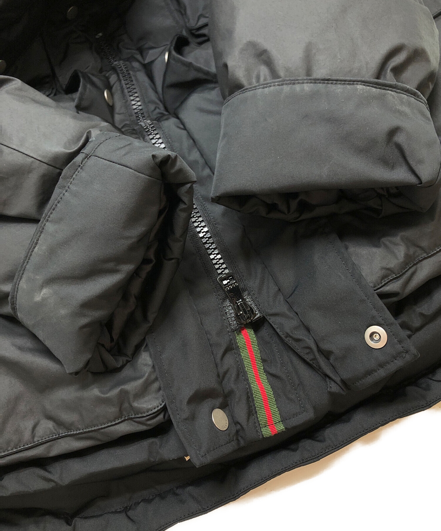中古・古着通販】GUCCI (グッチ) ダウンコート ブラック サイズ:50 