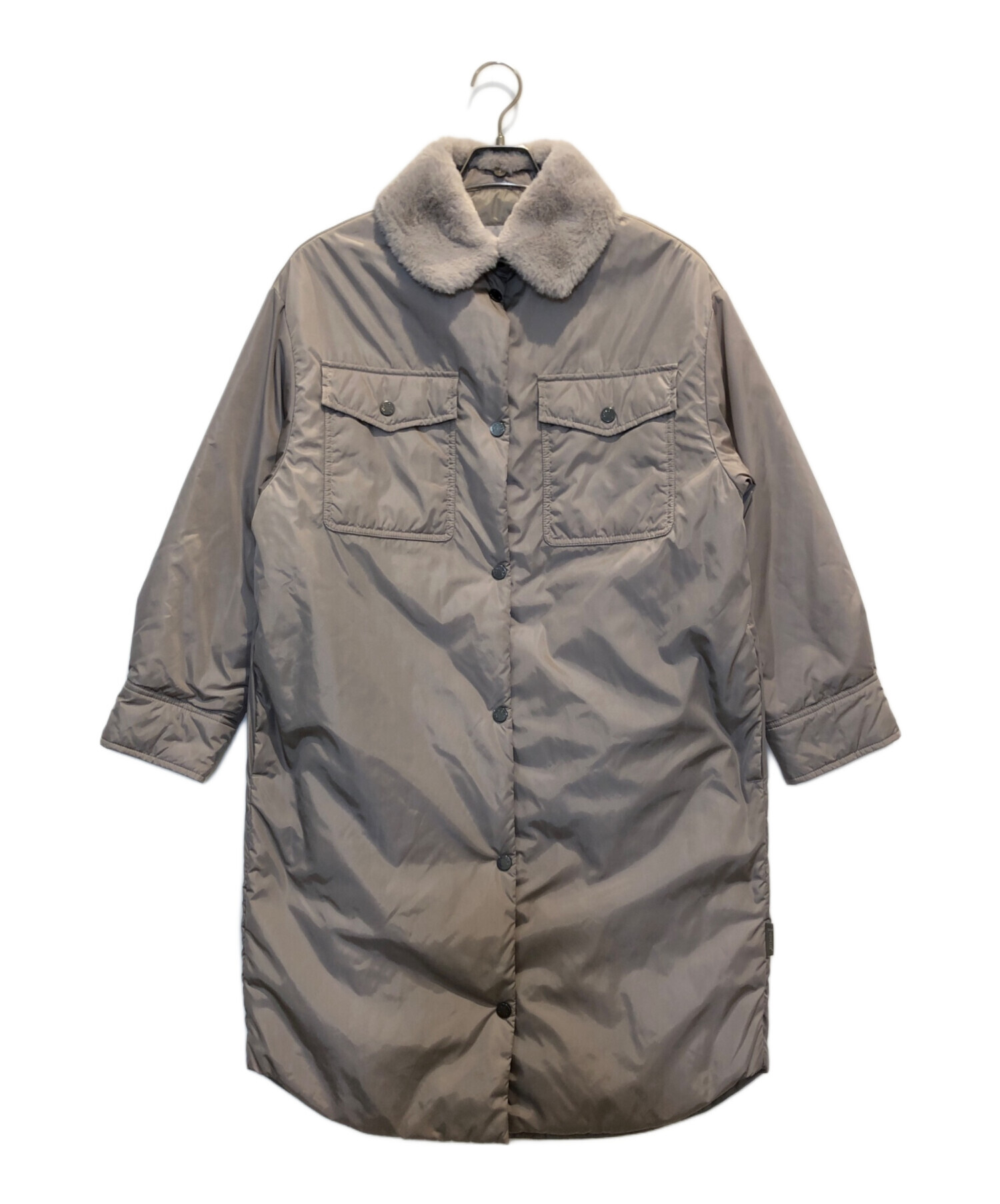中古・古着通販】MONCLER (モンクレール) ナイロンコート グレー