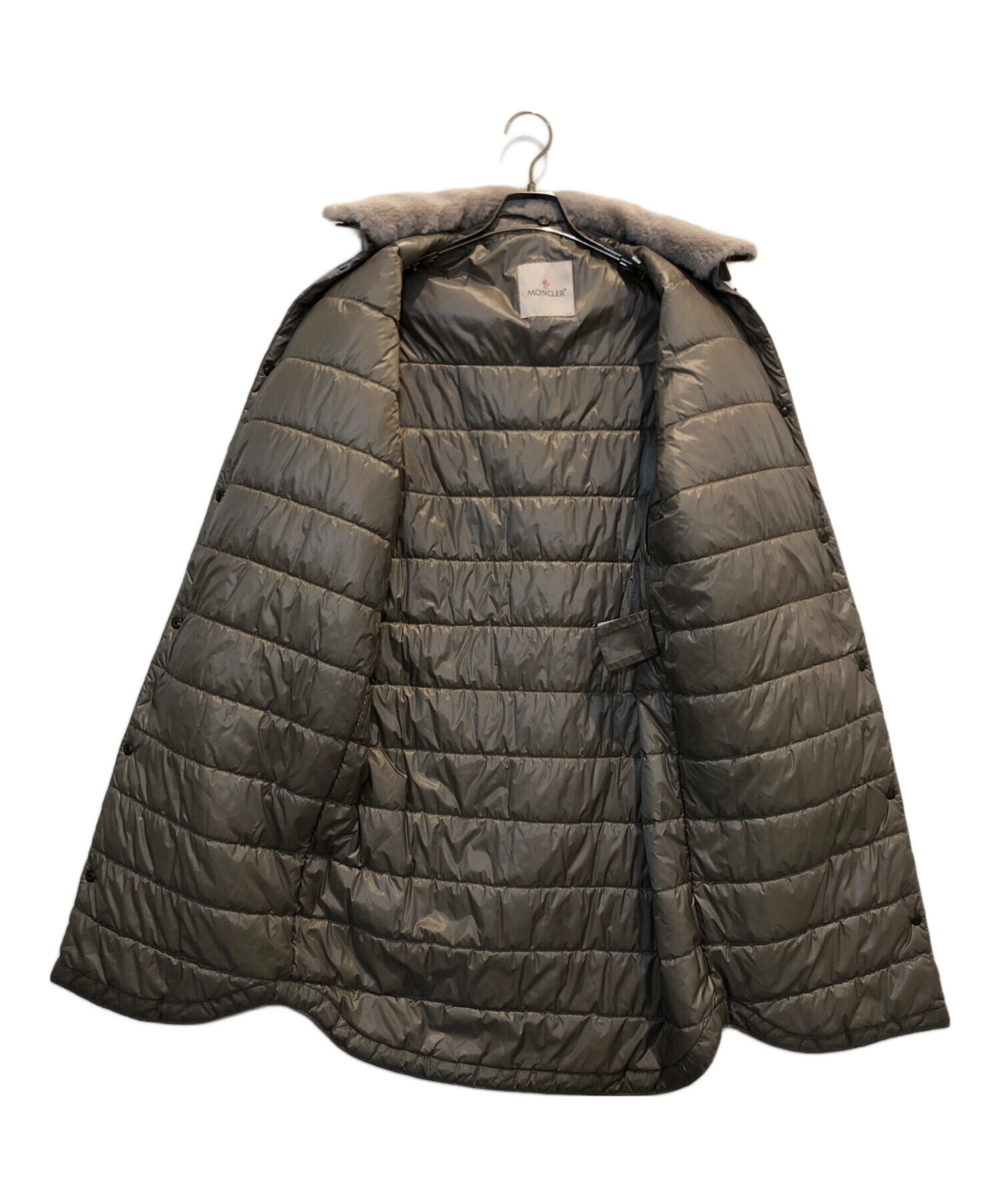 中古・古着通販】MONCLER (モンクレール) ナイロンコート グレー