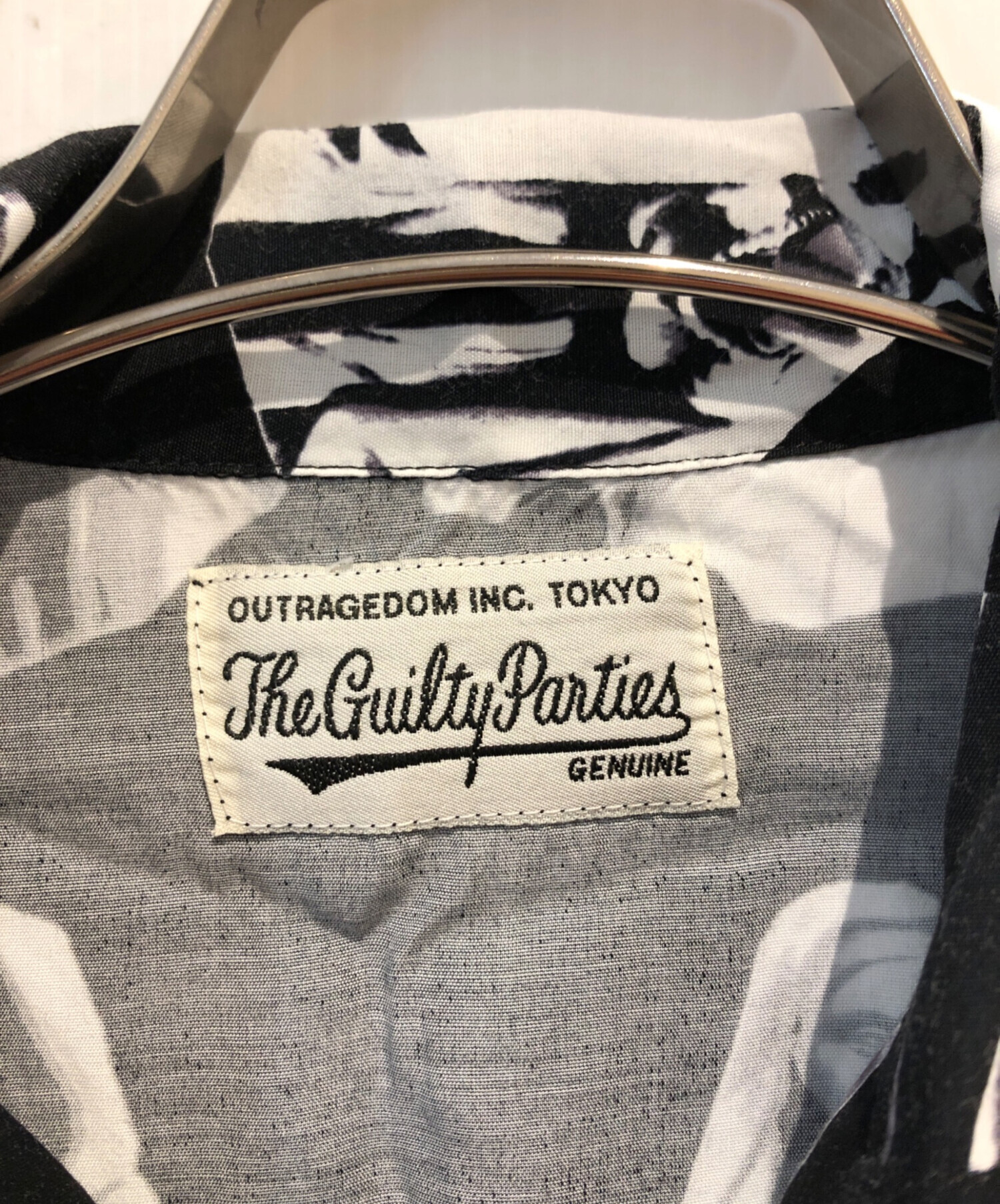 中古・古着通販】WACKO MARIA (ワコマリア) レーヨンシャツ ブラック