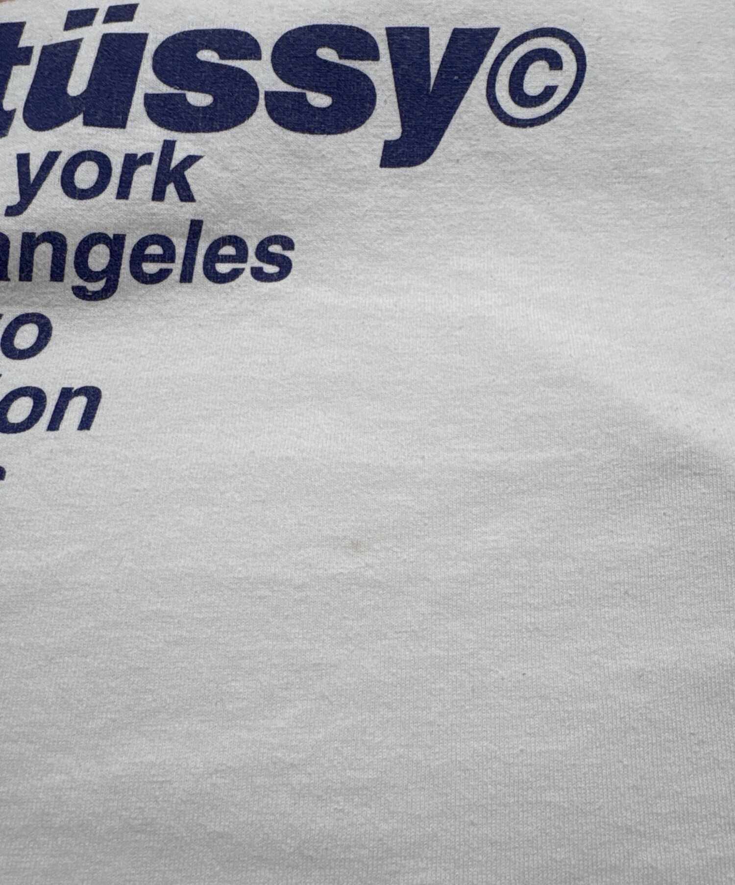 中古・古着通販】stussy (ステューシー) プリントTシャツ ホワイト