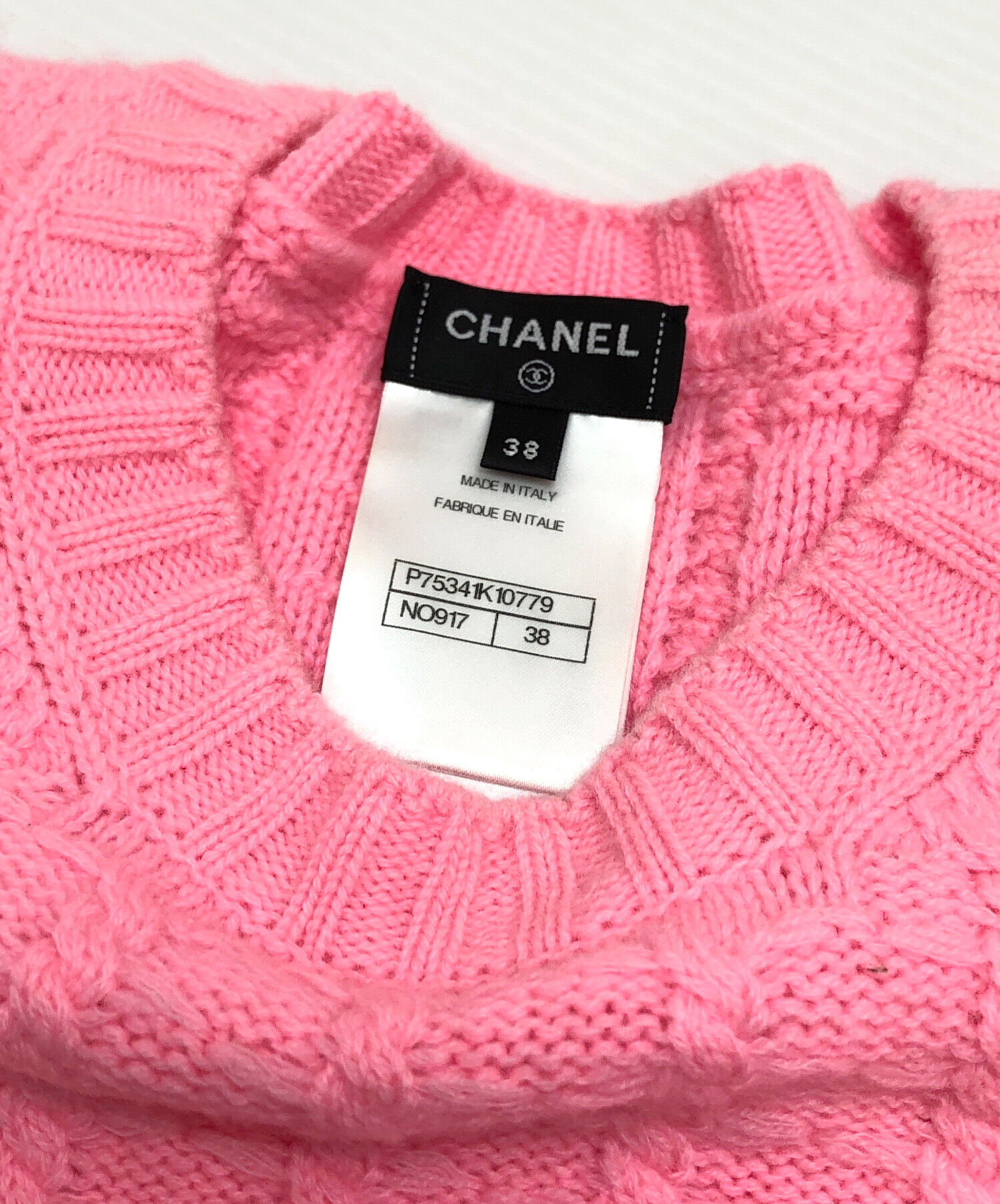 新作！正規品CHANEL ピンクニット帽 新品タグ付き CHANEL（シャネル） ニットキャップ ニット キャップ カシミヤ ピンク