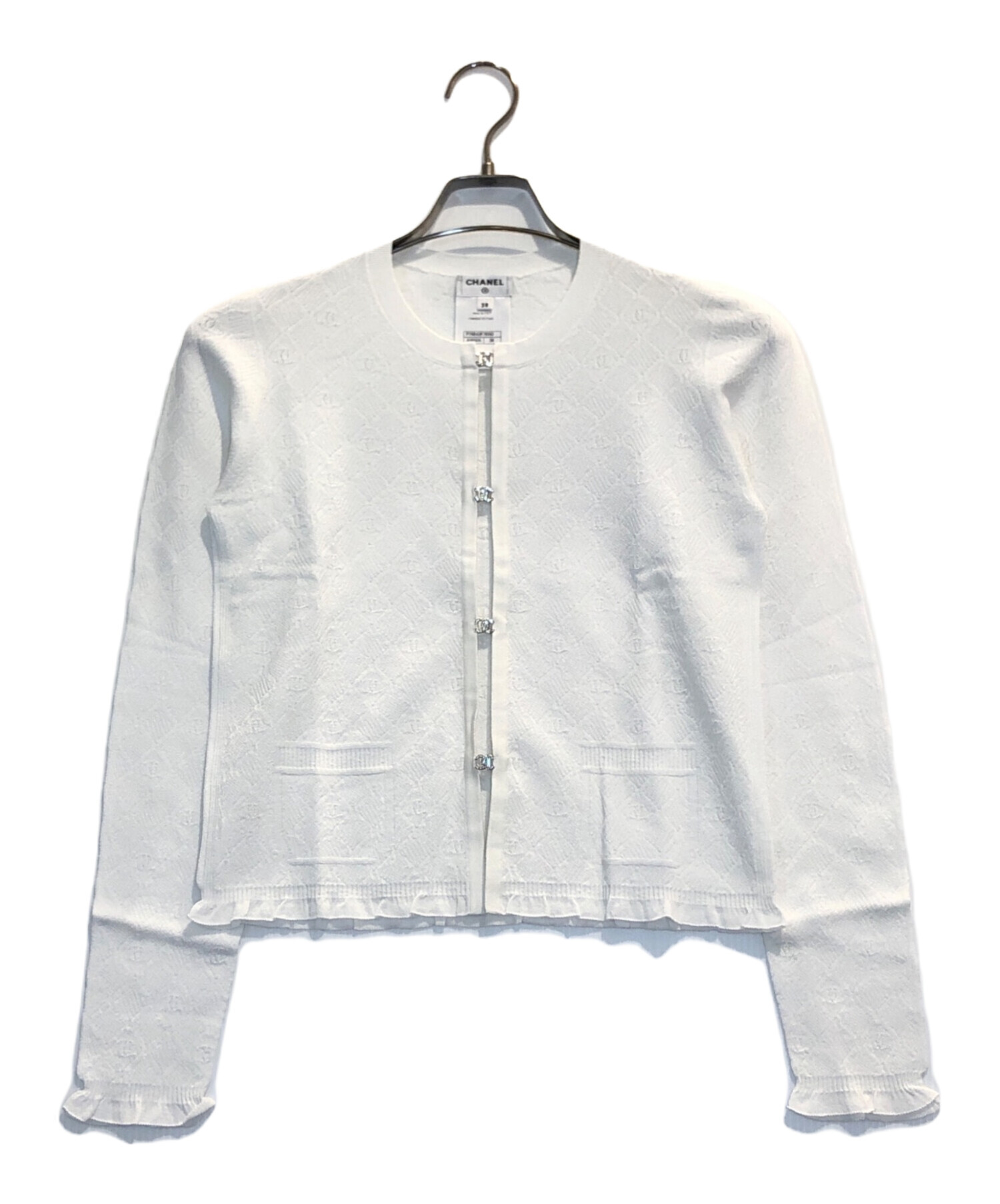 中古・古着通販】CHANEL (シャネル) ココボタンニットカーディガン 