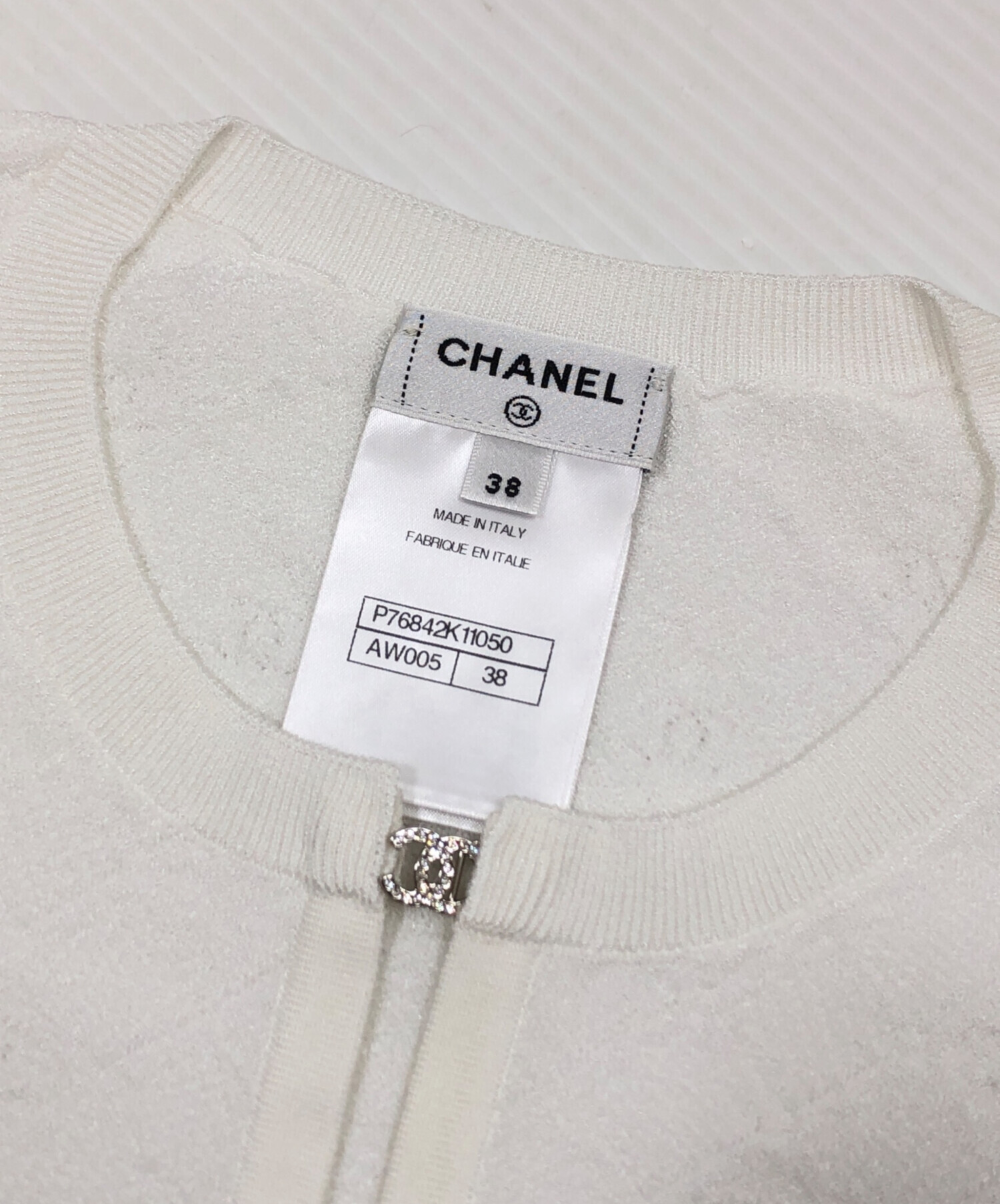 中古・古着通販】CHANEL (シャネル) ココボタンニットカーディガン