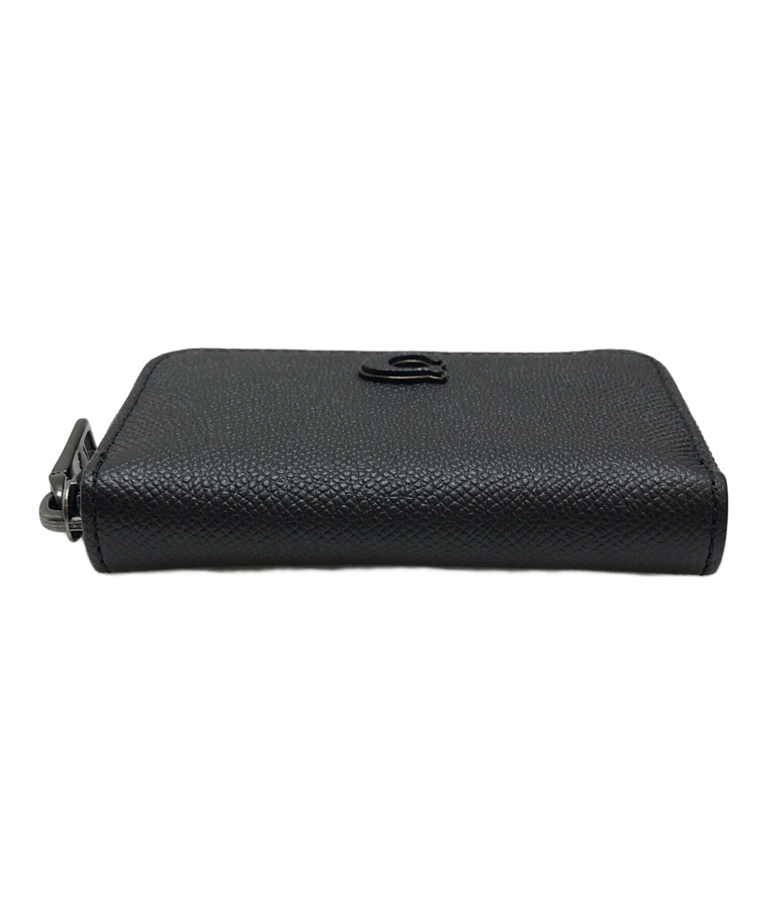 COACH　コーチ　スモールジップ　アラウンド　カード・ケース　黒【中古】 中古・古着通販】COACH (コーチ) スモールジップアラウンドカード