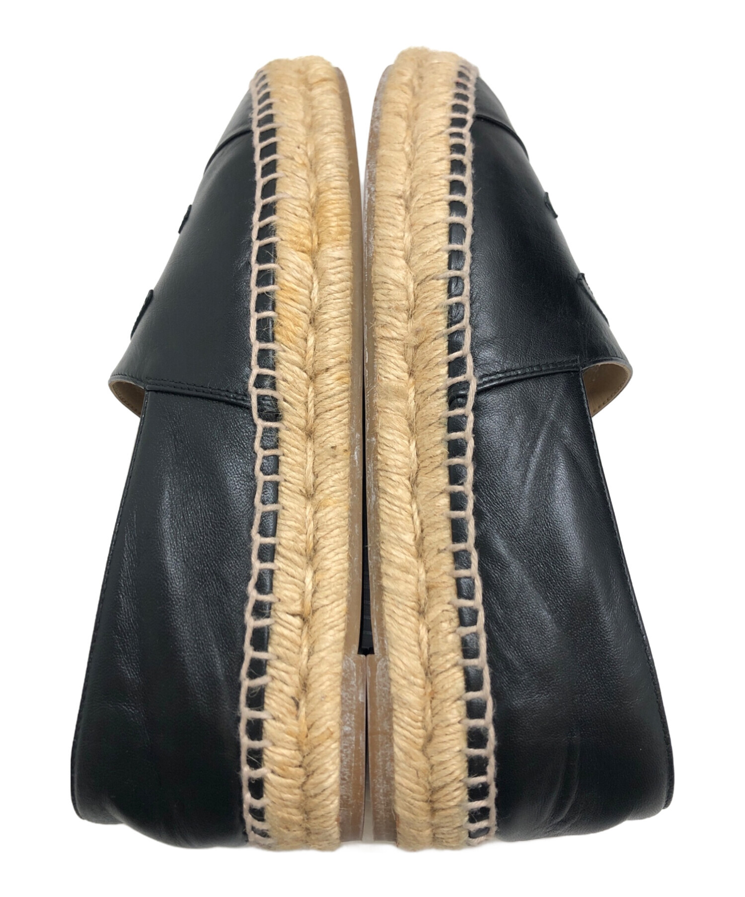 中古・古着通販】CHANEL (シャネル) エスパドリーユ ブラック サイズ