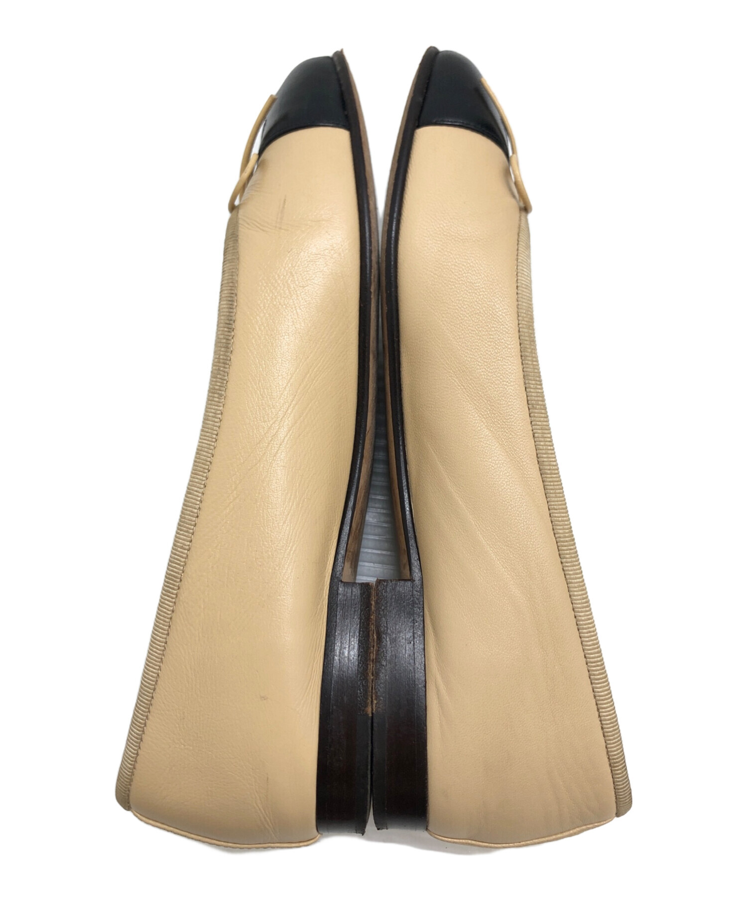 中古・古着通販】CHANEL (シャネル) バレエシューズ ベージュ サイズ