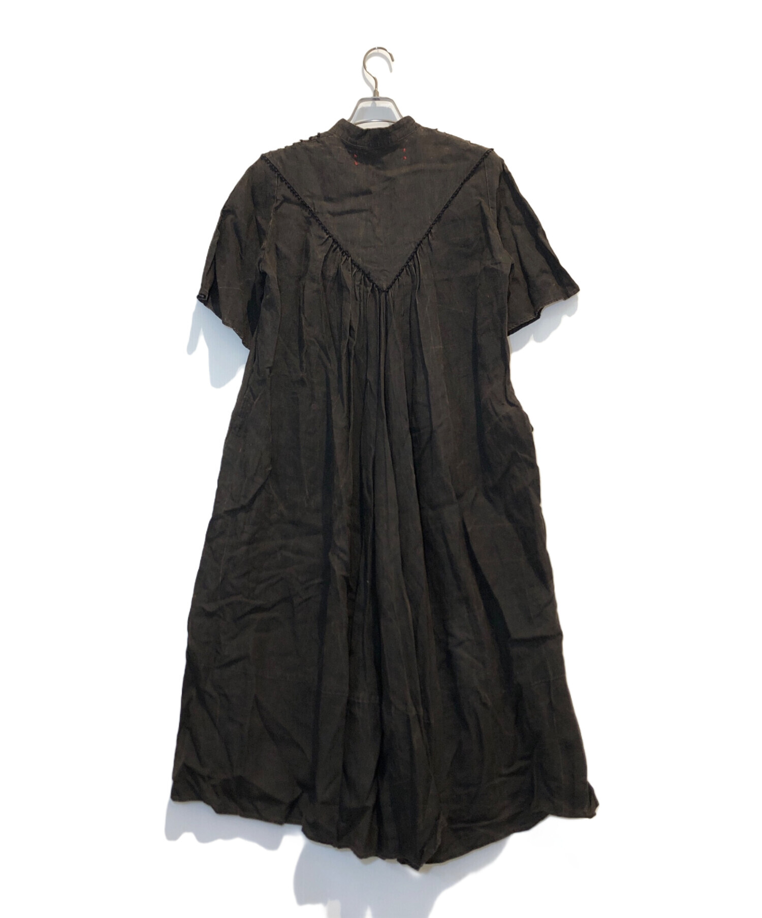 HALLELUJAH ハレルヤ リネン ワンピース 中古・古着通販】HALLELUJAH (ハレルヤ) 修道女ローブワンピース