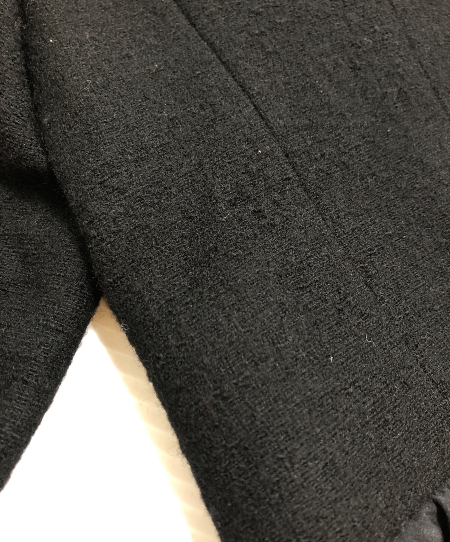 【希少】MOSCHINO モスキーノ　ミックスツイード　ジャケット　フリル　L 中古・古着通販】MOSCHINO (モスキーノ) フリルツイードジャケット