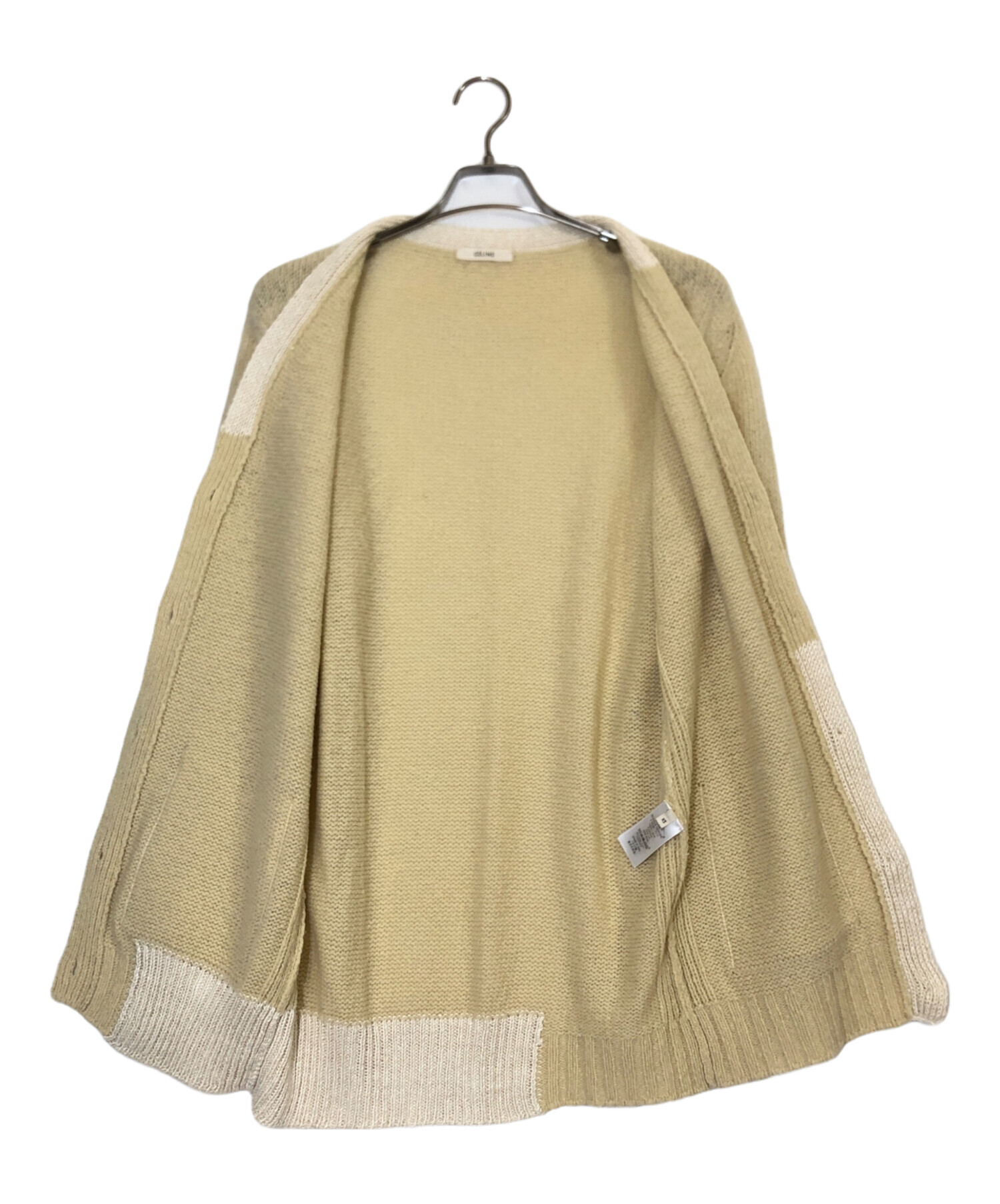 リンゴ3/1 CELINE 長袖カーディガン XS アイボリー 中古・古着通販】CELINE (セリーヌ) ロングカーディガン アイボリー