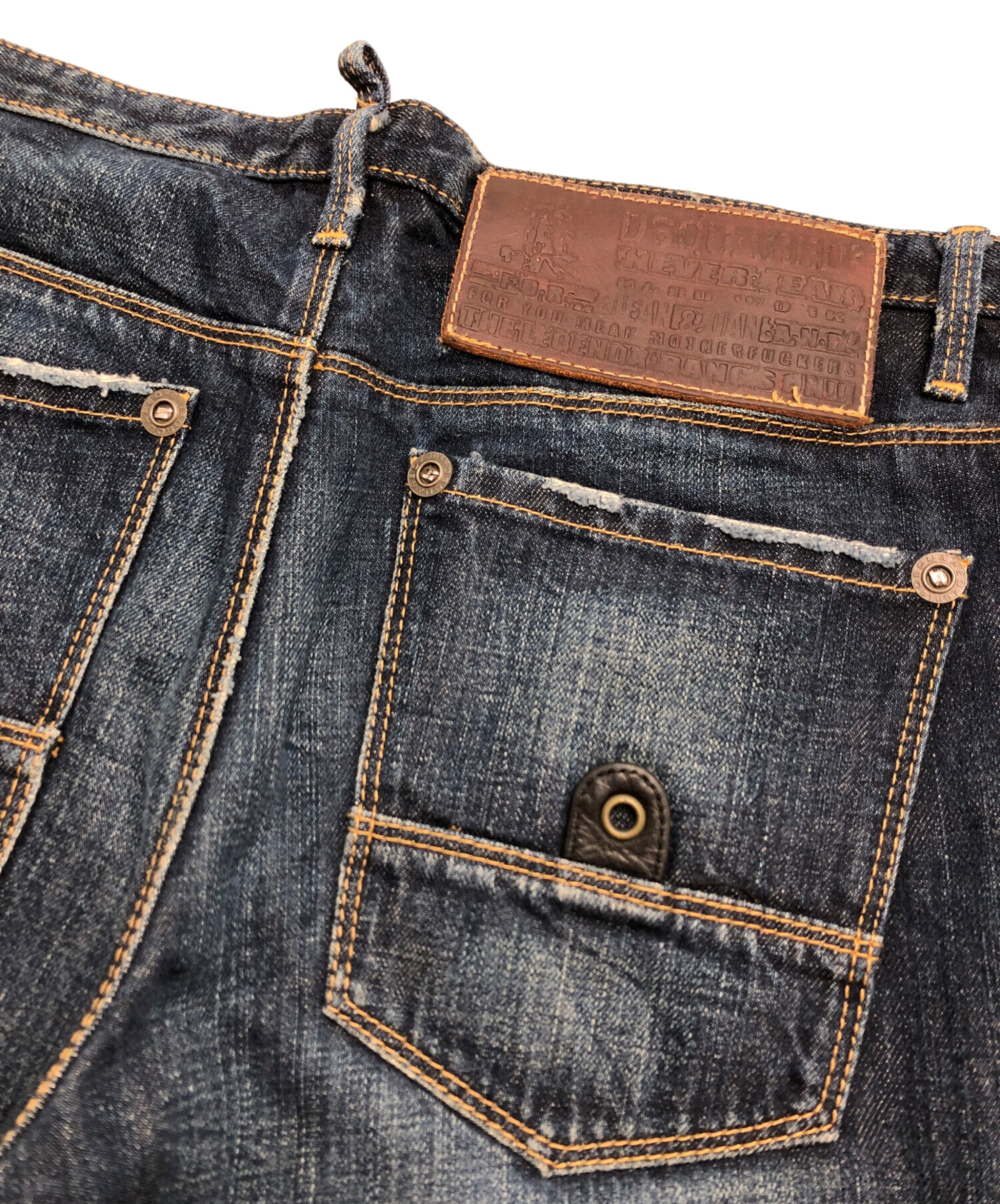 中古・古着通販】DSQUARED2 (ディースクエアード) ダメージ加工