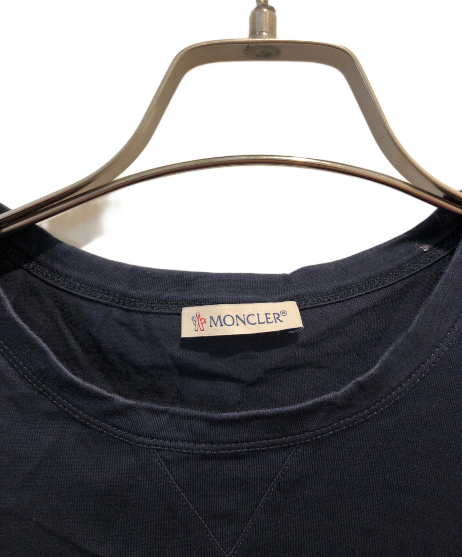 中古・古着通販】MONCLER (モンクレール) MAGLIA T-SHIRT ネイビー