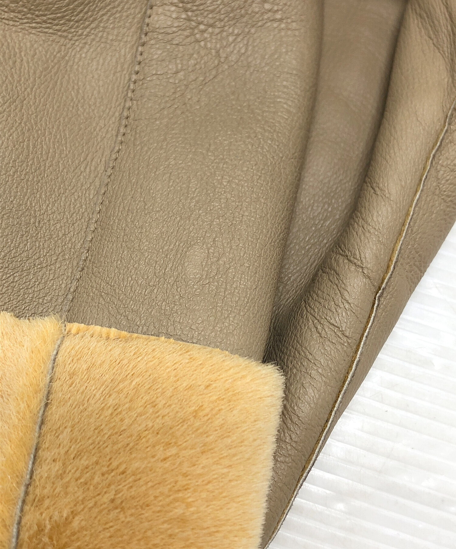 中古・古着通販】BALLY (バリー) ラムレザーコート ブラウン サイズ