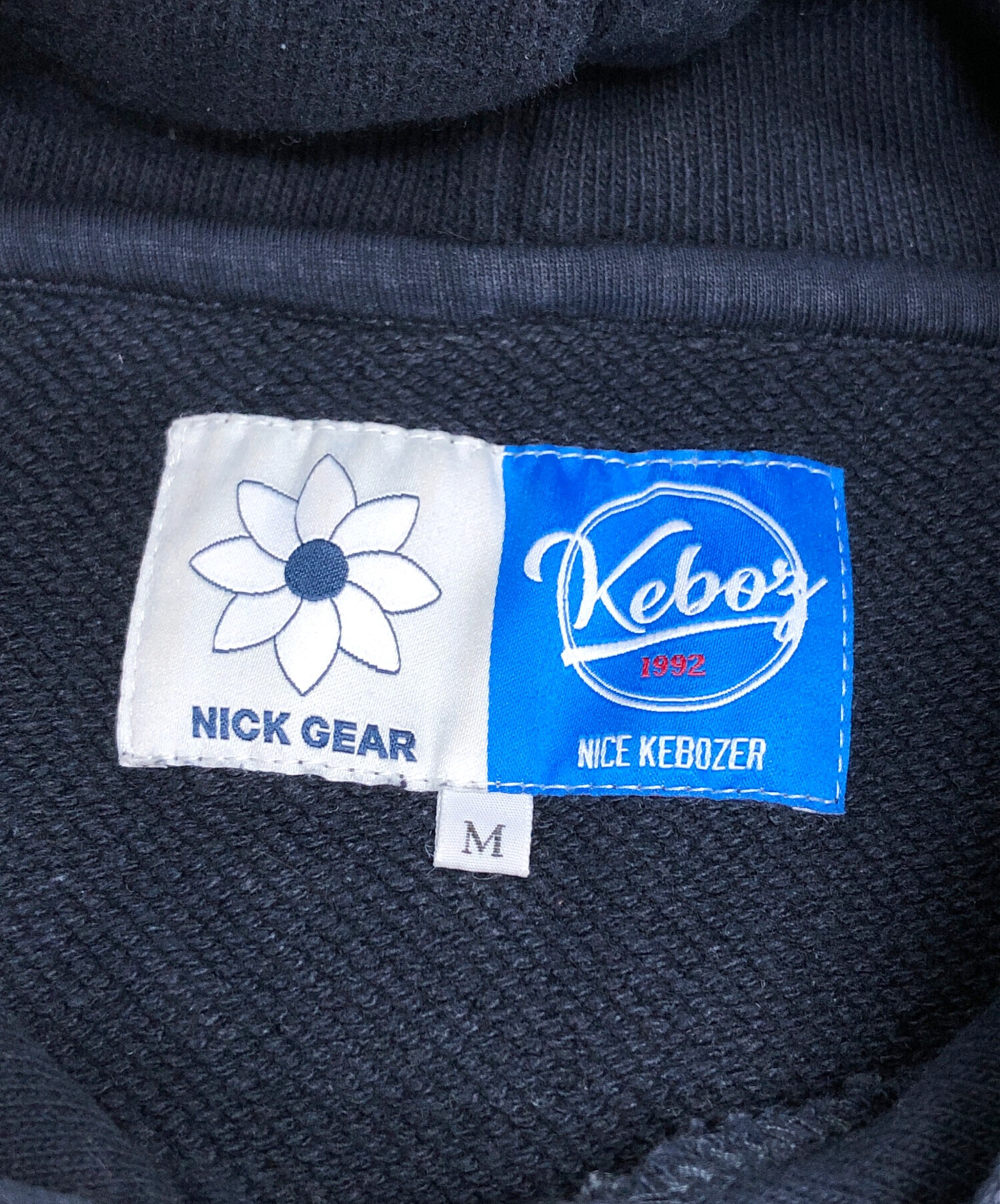 中古・古着通販】KEBOZ (ケボズ) NICK GEAR (ニックギア) 刺繍パーカー