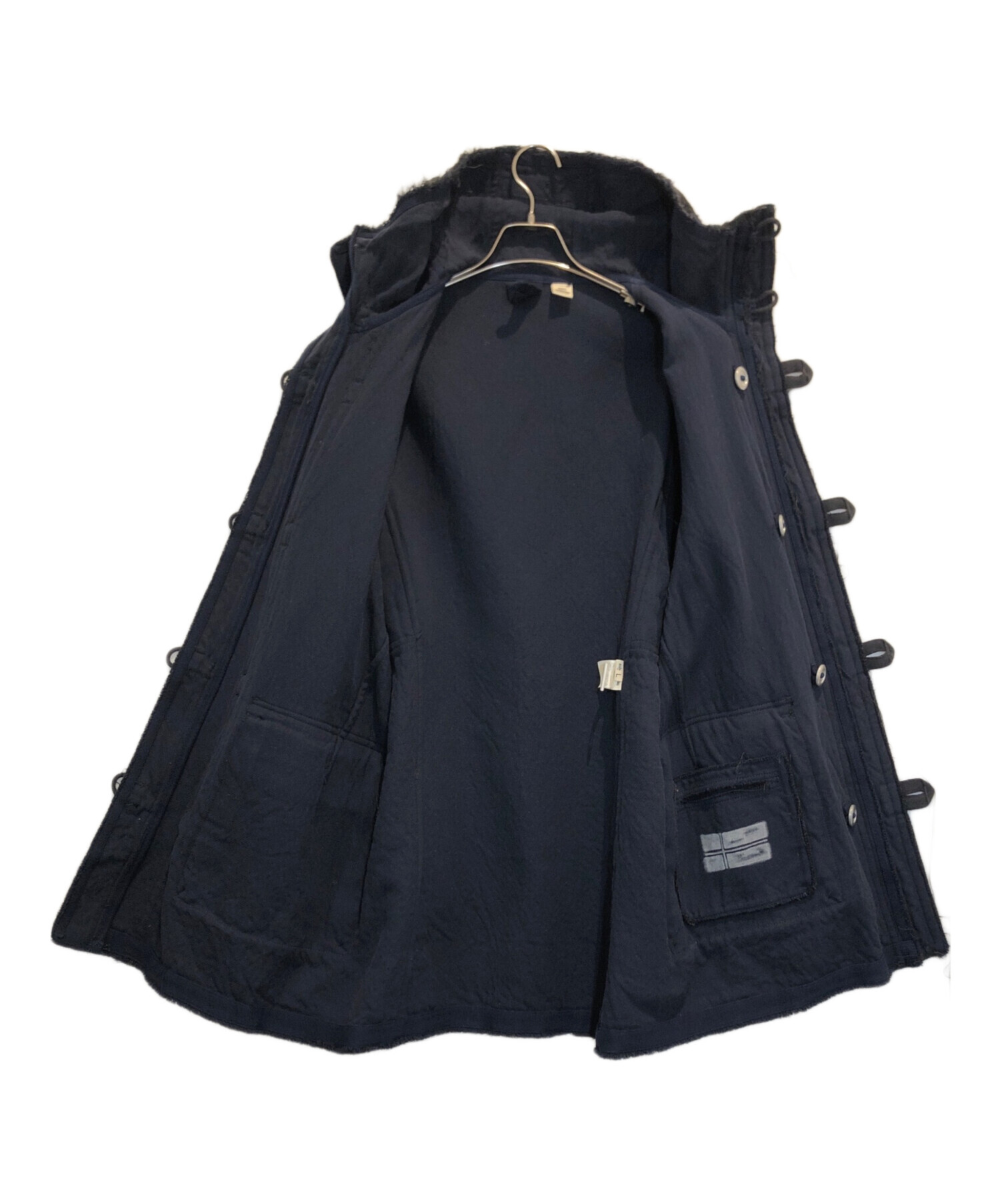 中古・古着通販】NAPAPIJRI (ナパピリ) ウールコート ブラック サイズ 