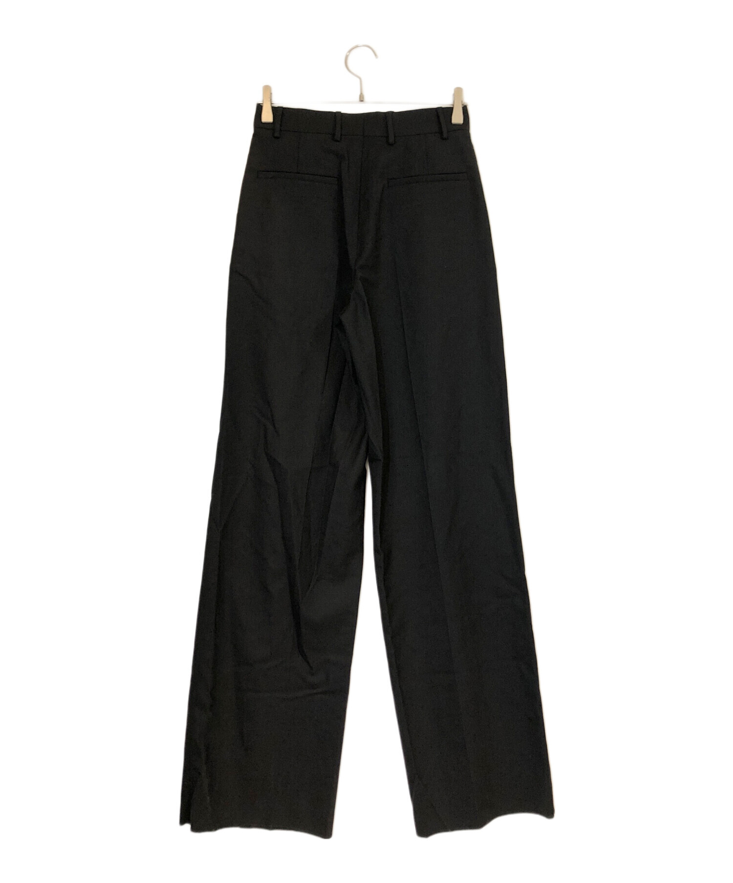 中古・古着通販】LOEWE (ロエベ) WOOL GABARDINE 2-TUCK WIDE PANTS