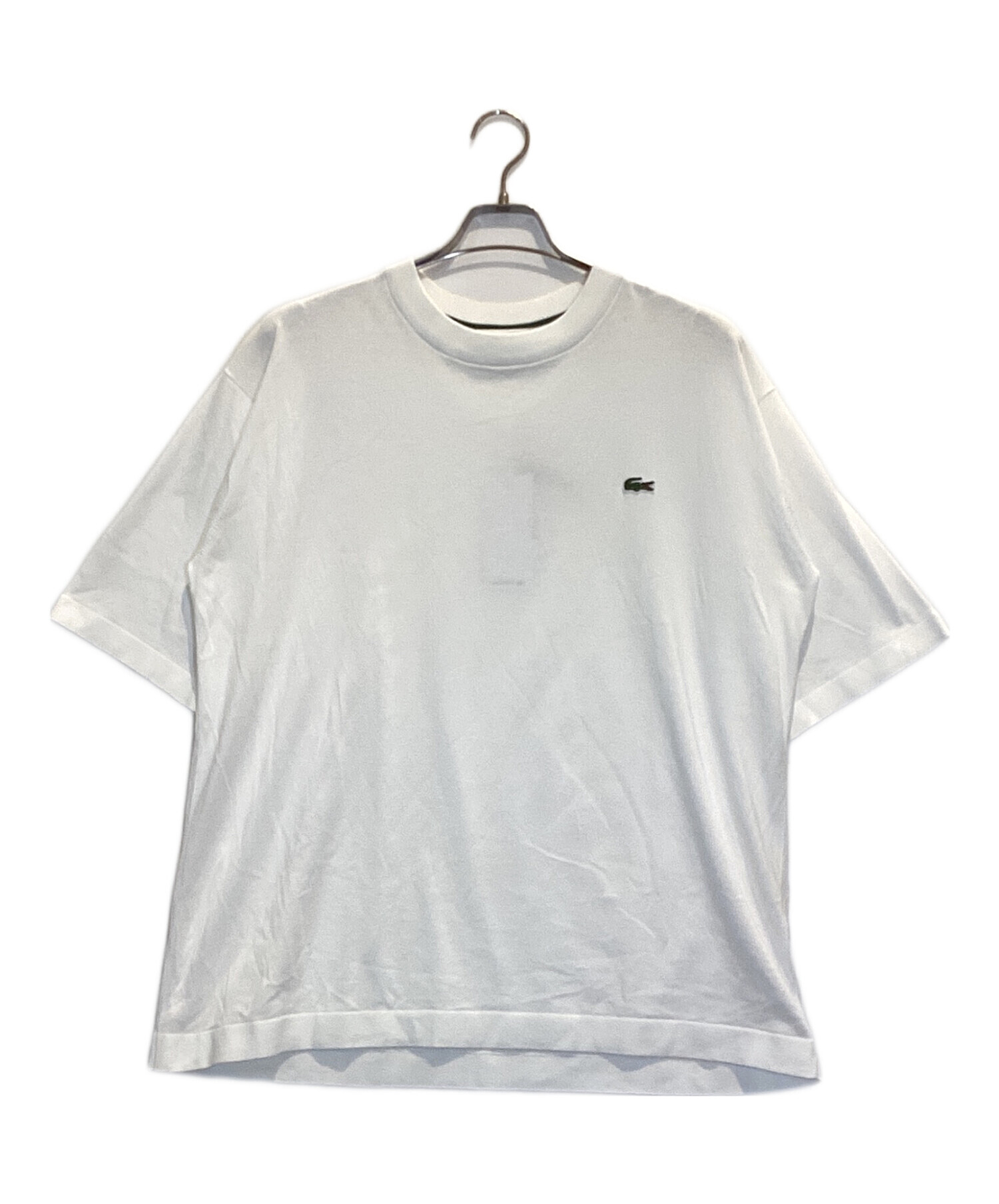 中古・古着通販】LACOSTE (ラコステ) Tシャツ ホワイト サイズ:L 未 