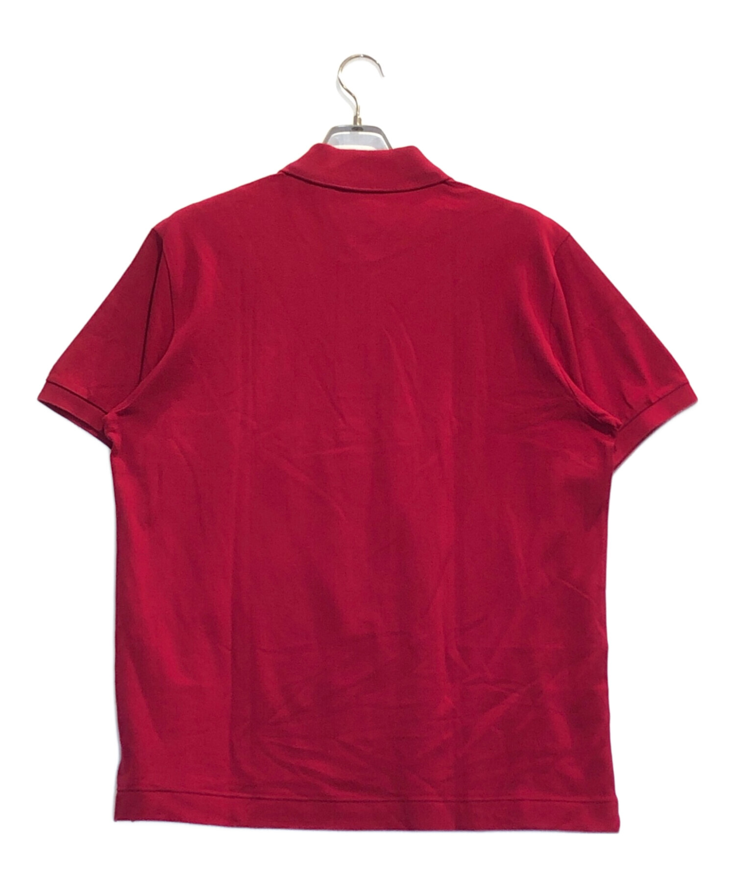 【新品未使用】LACOSTE ラコステ　ポロシャツ　クラシックフィット　ボルドー 中古・古着通販】LACOSTE (ラコステ) ポロシャツ レッド サイズ:L 未