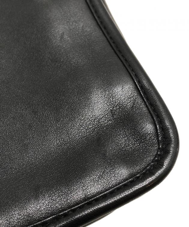中古・古着通販】TUMI (トゥミ) レザーショルダーバッグ ブラック