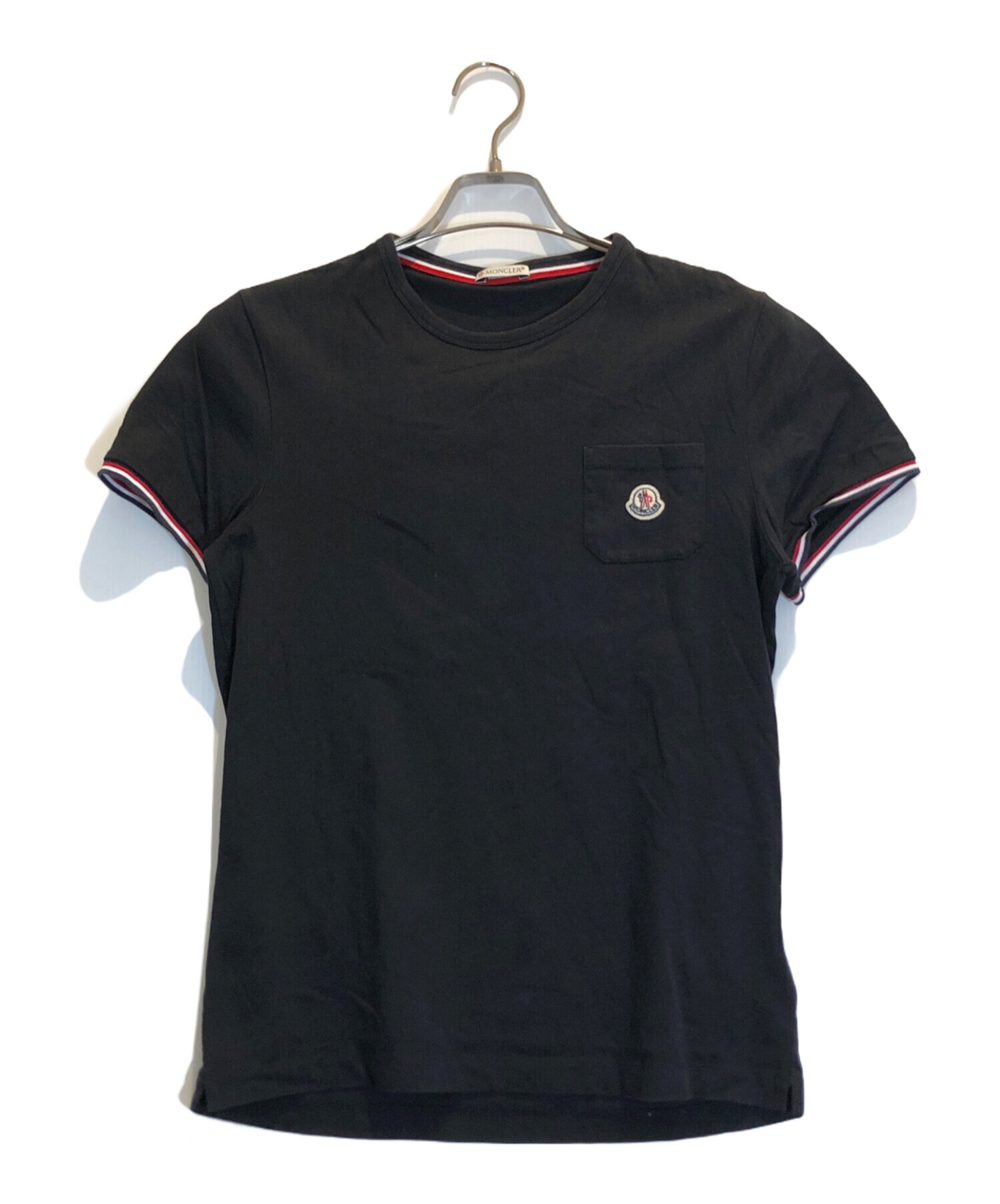 中古・古着通販】MONCLER (モンクレール) MAGLIA T-SHIRT ブラック