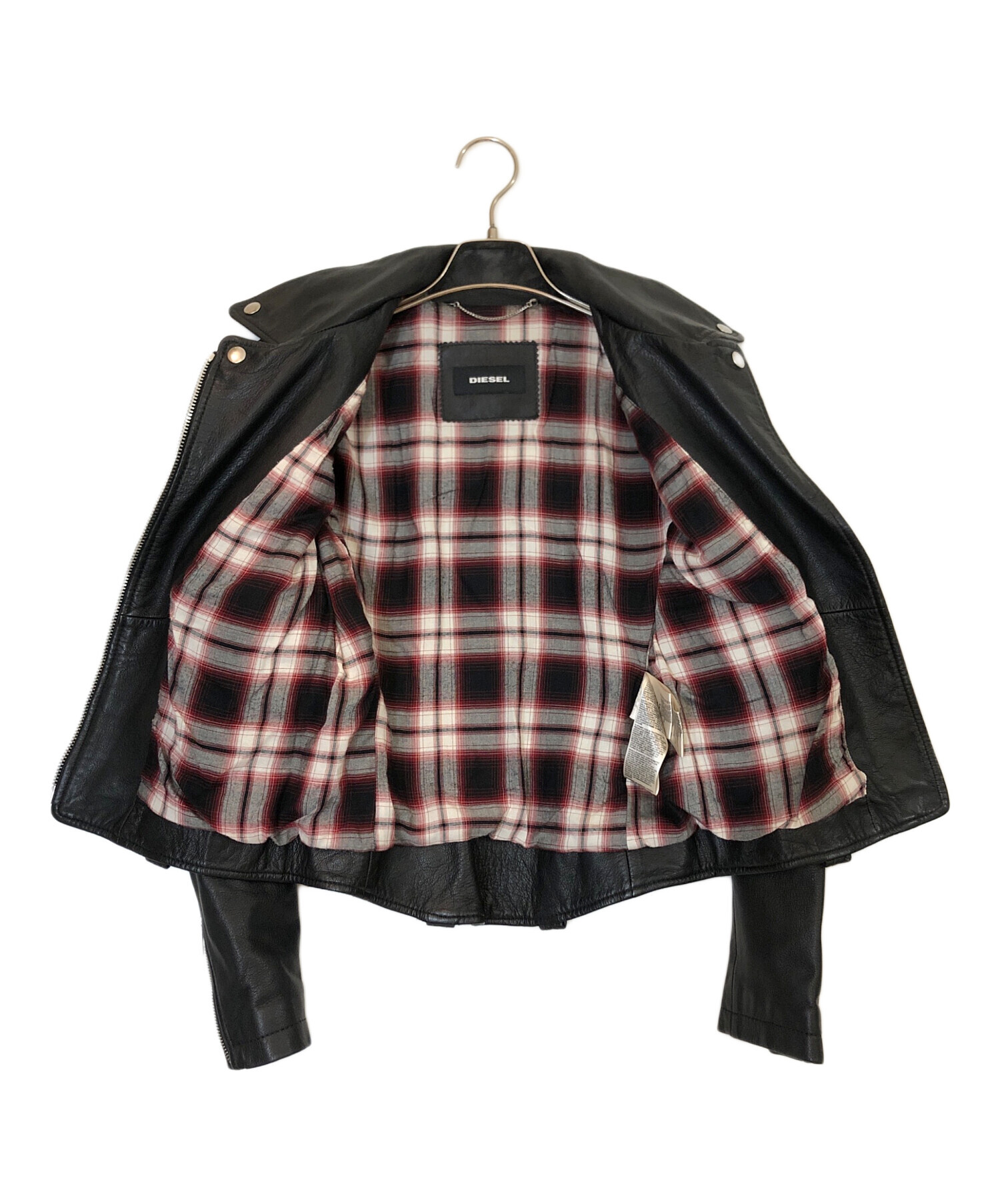 中古・古着通販】DIESEL (ディーゼル) ゴートレザーライダース