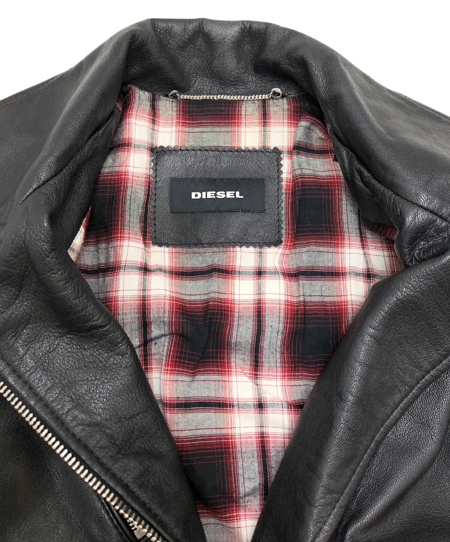 中古・古着通販】DIESEL (ディーゼル) ゴートレザーライダース