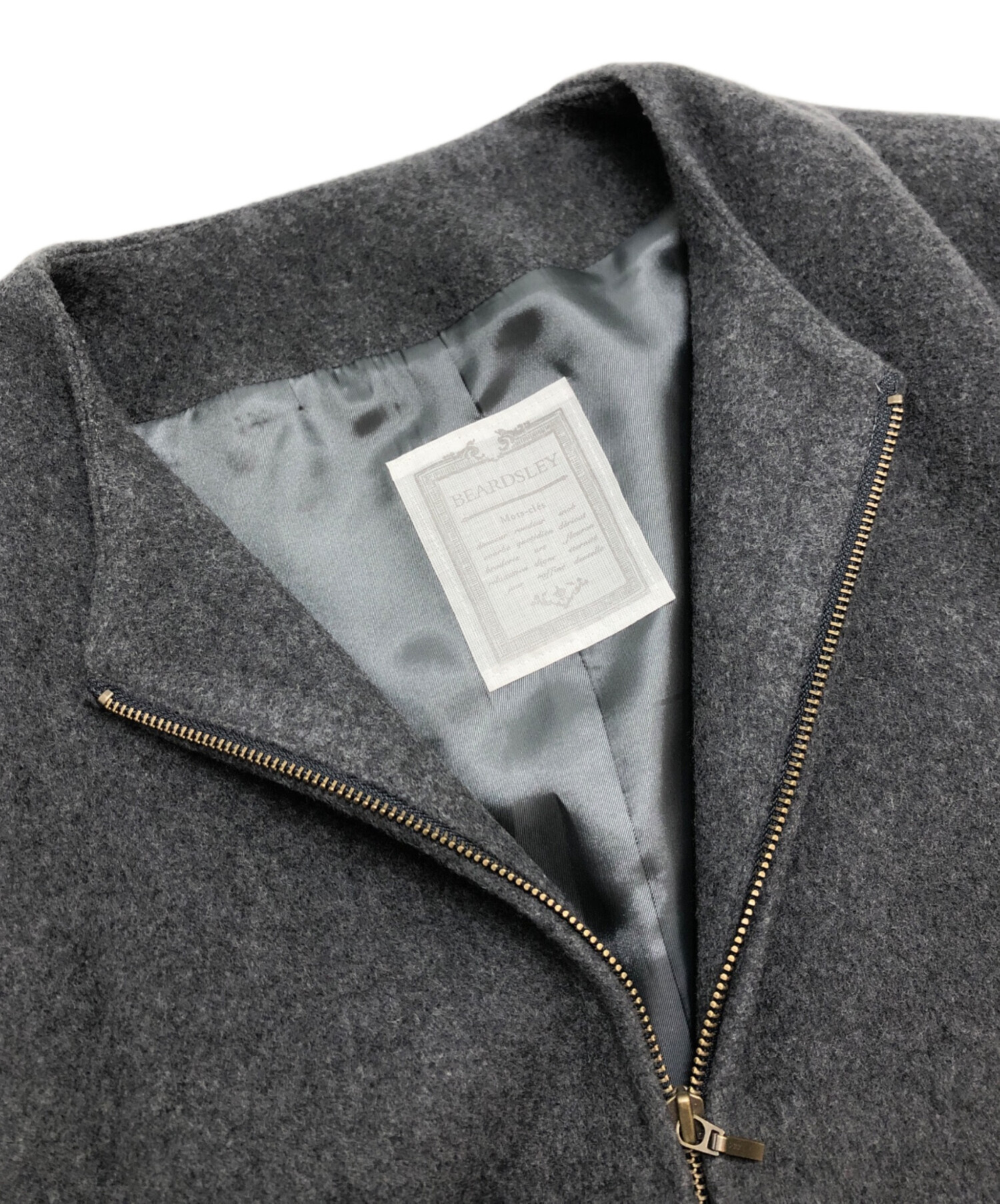 中古・古着通販】BEARDSLEY (ビアズリー) ポンチョコート グレー