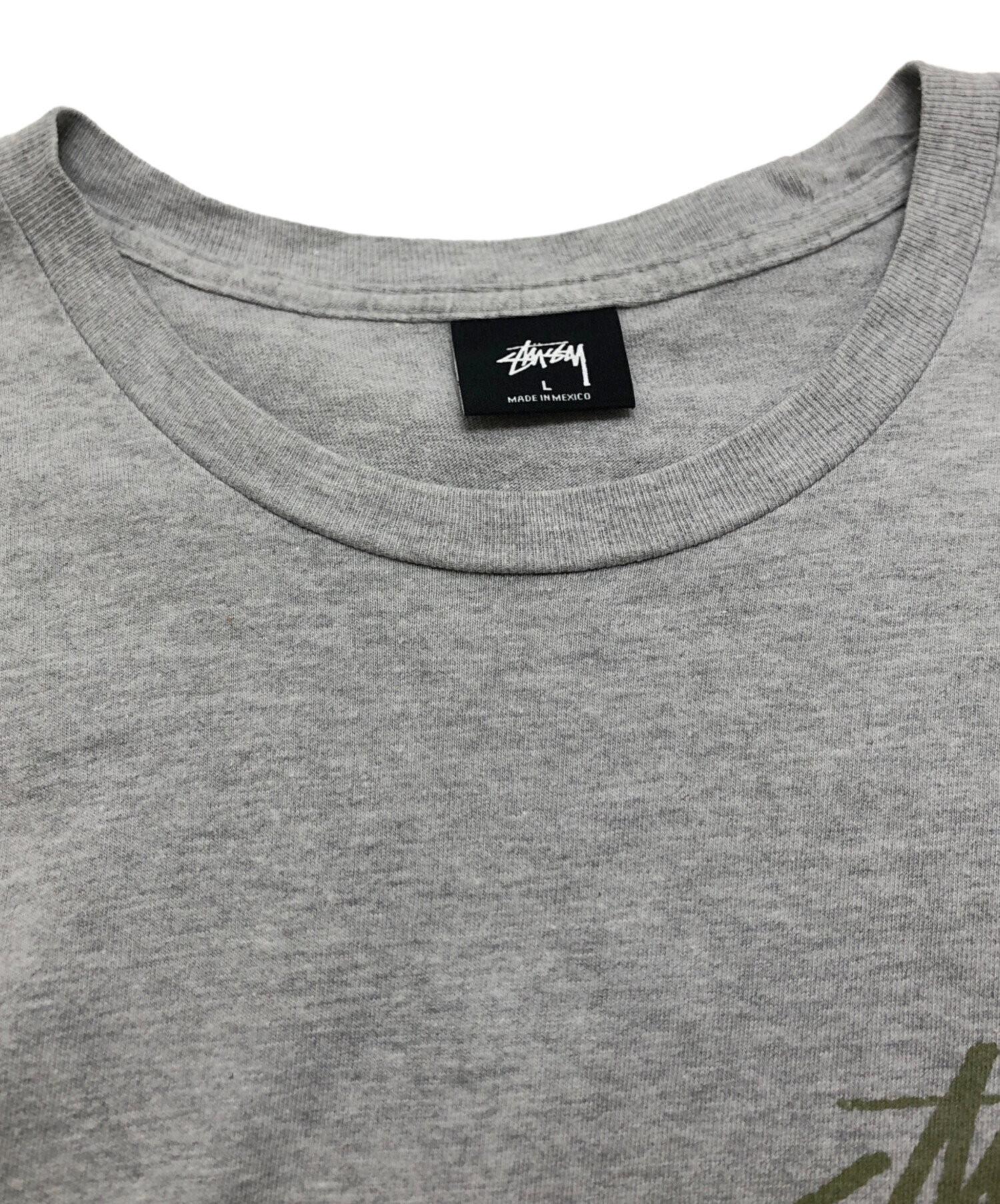 中古・古着通販】stussy (ステューシー) Tシャツ グレー サイズ:L