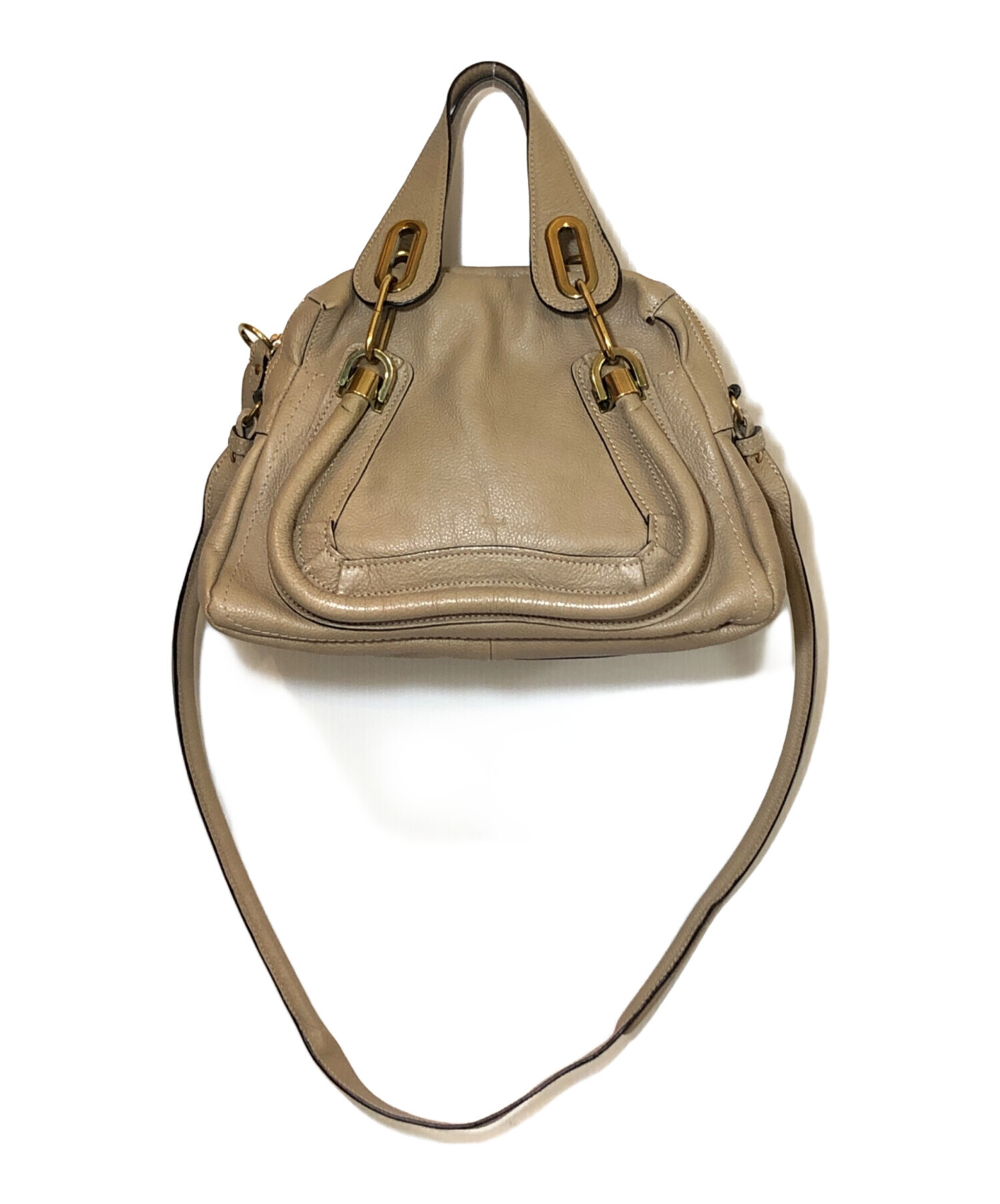 中古・古着通販】Chloe (クロエ) パラティ2WAYバッグ ベージュ