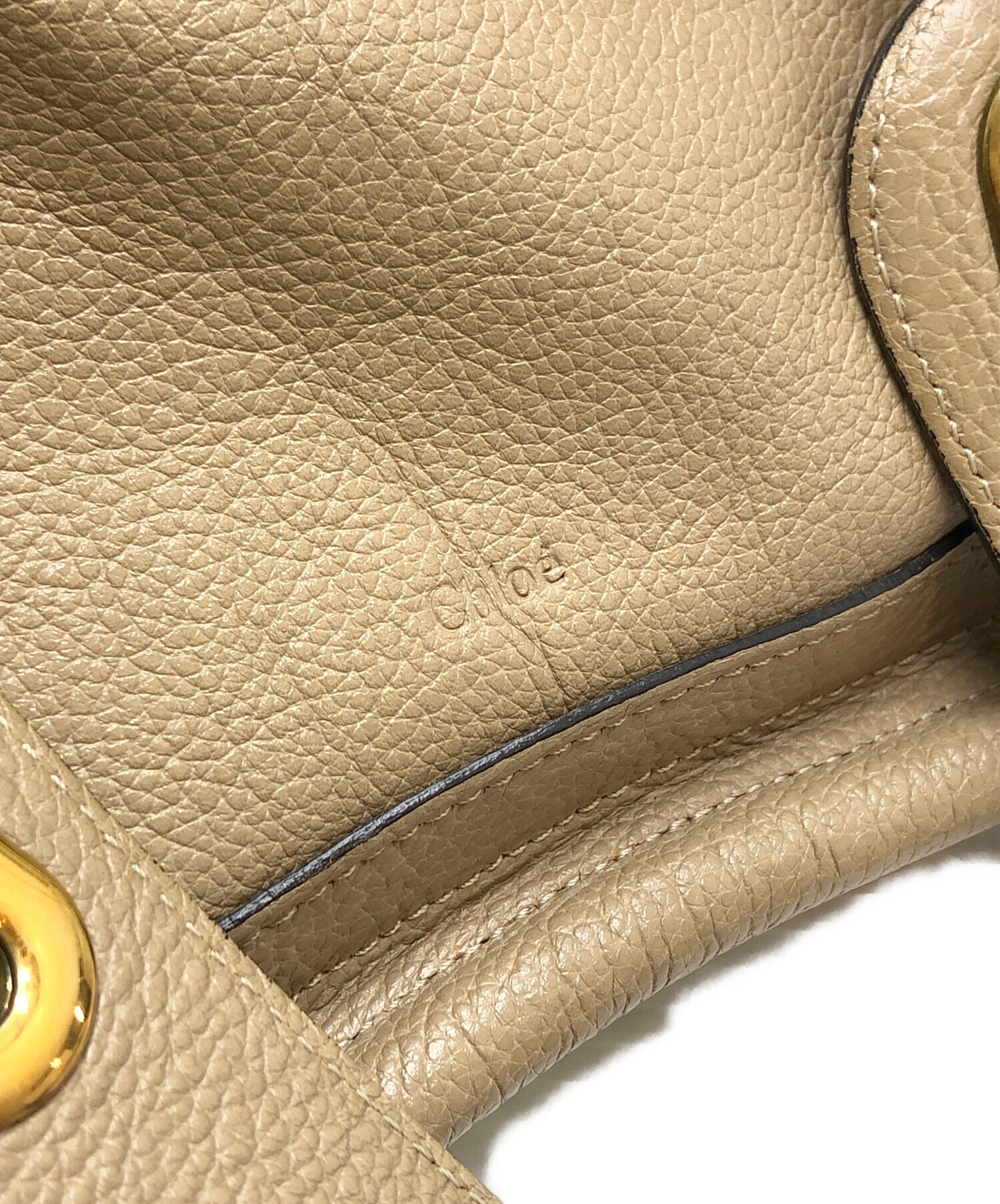 中古・古着通販】Chloe (クロエ) パラティ2WAYバッグ ベージュ