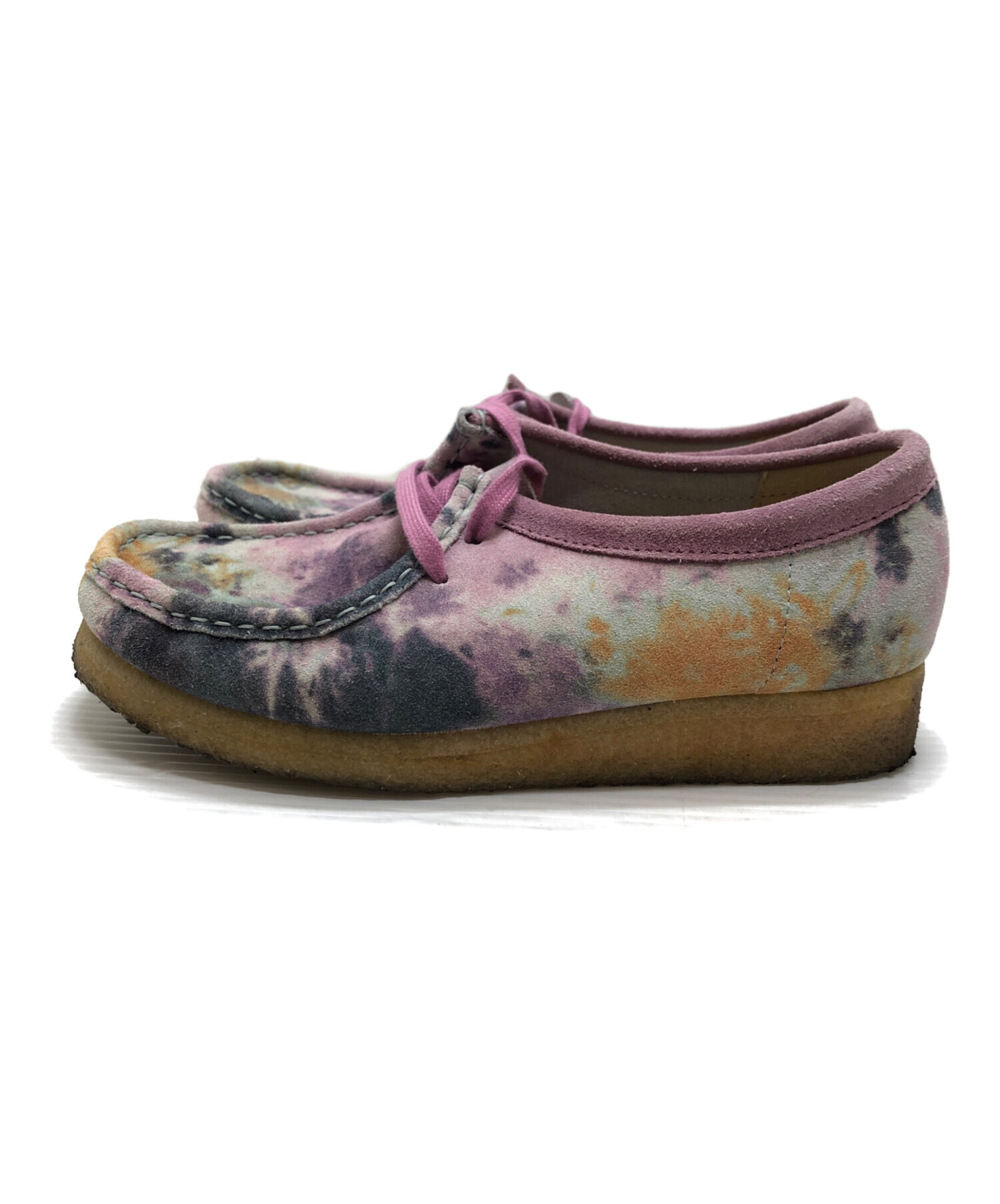 クラークス　ワラビー　ピンク　26.5 美品 Wallabee. / レディース ワラビー （キャンディーピンク） -Clarks